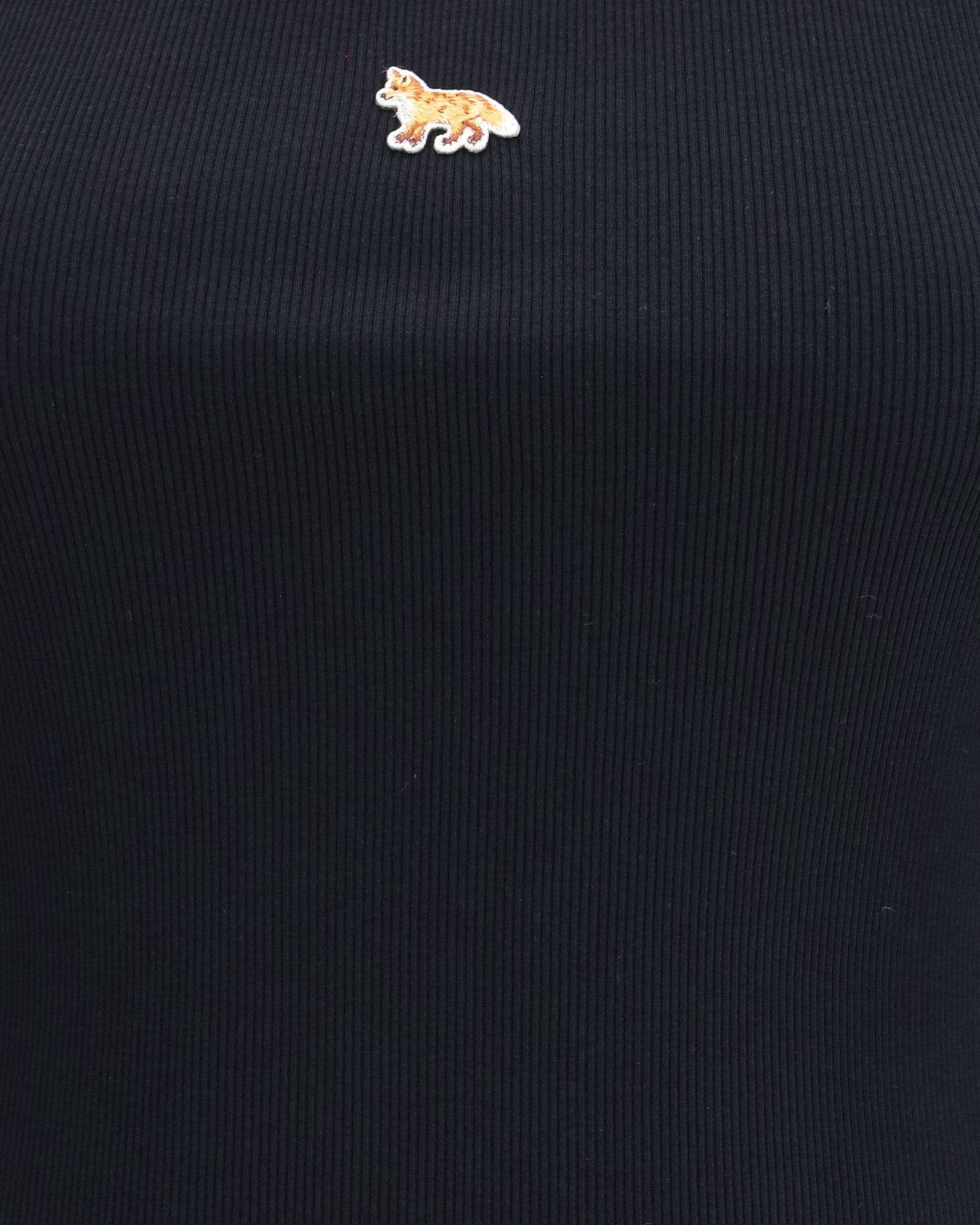 Maison Kitsuné Baby Fox Ribbed Cotton Tank Top