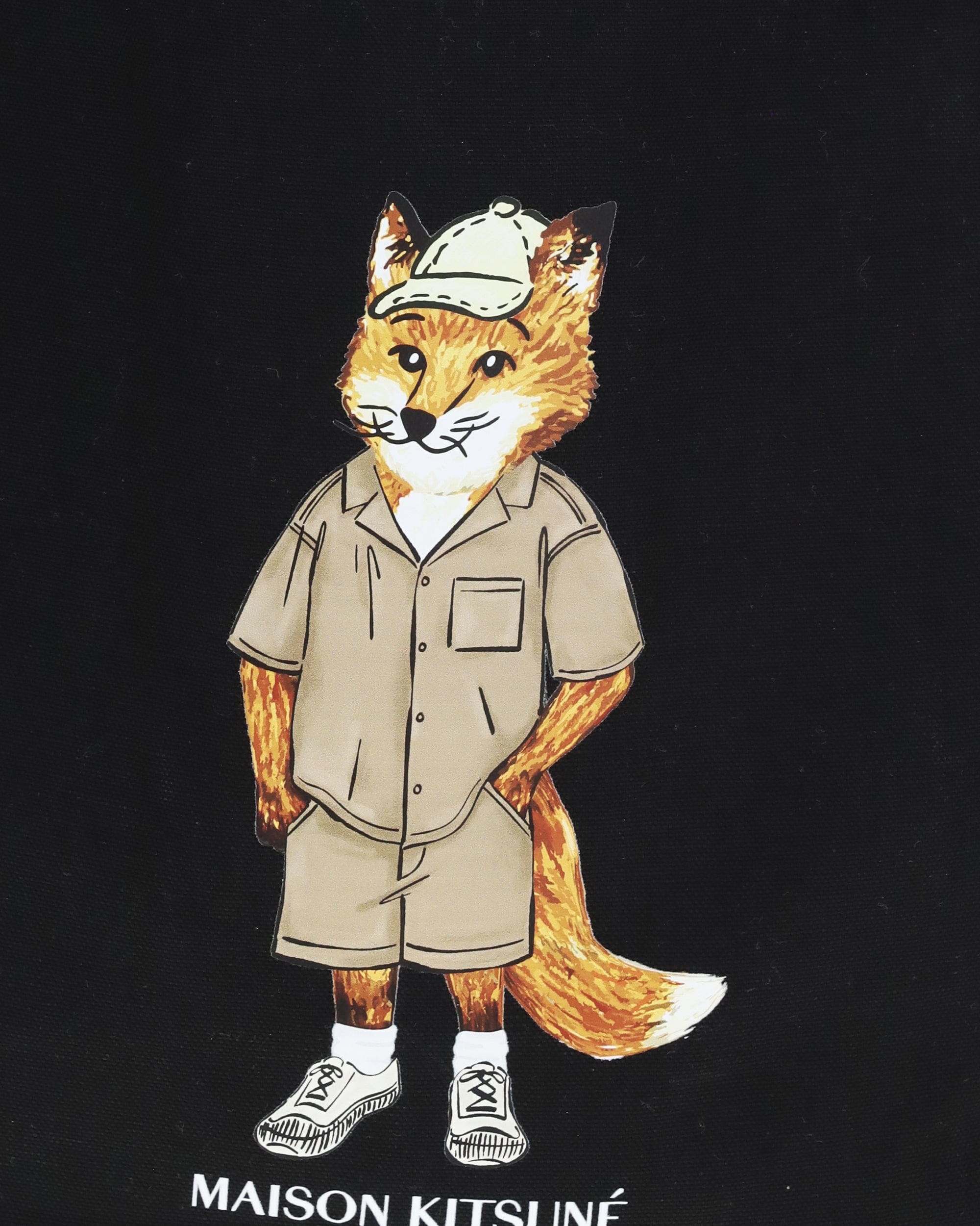 Maison Kitsuné Fox Canvas Tote Bag