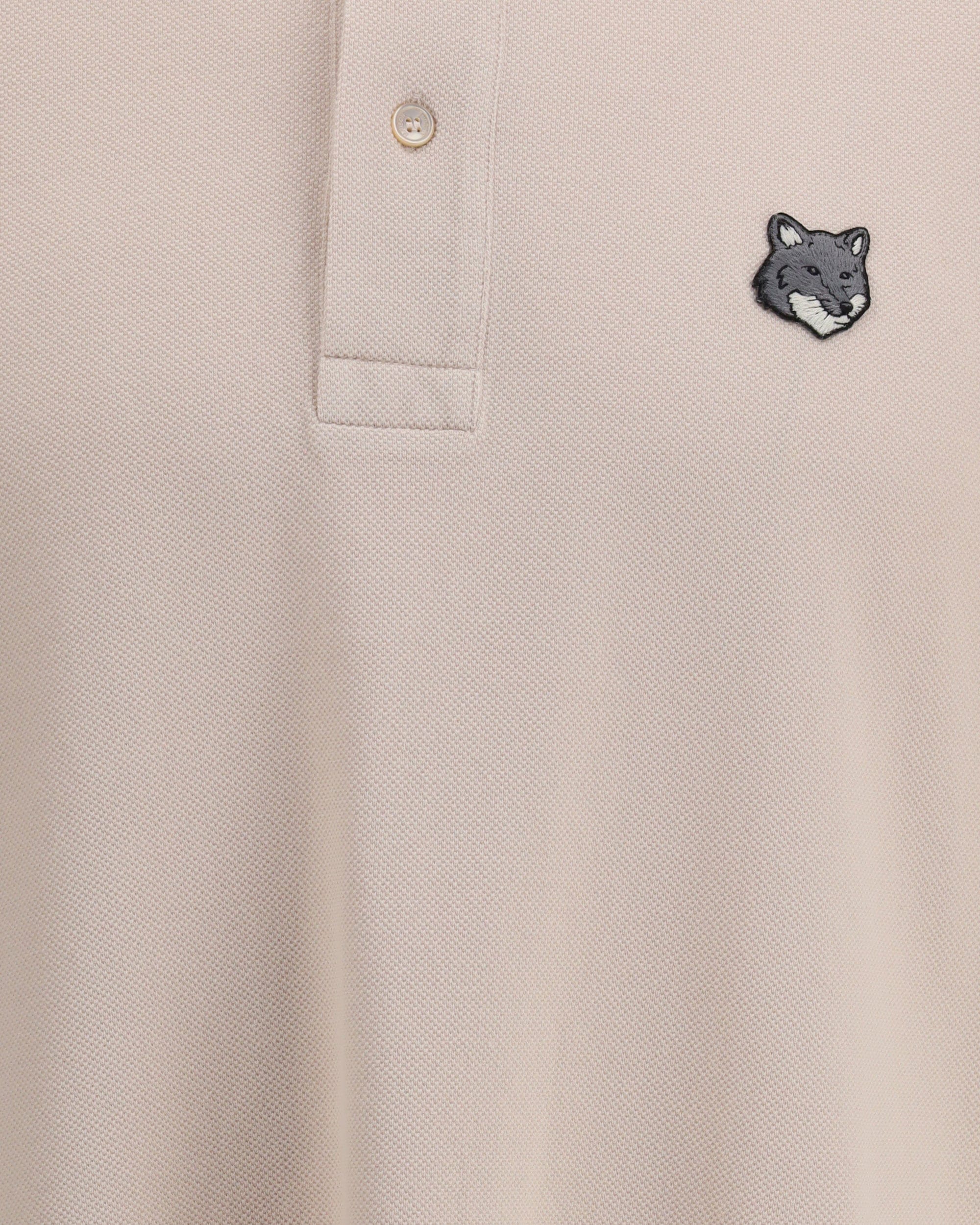 Maison Kitsuné Fox Head Comfort Polo In Cotton Piqué