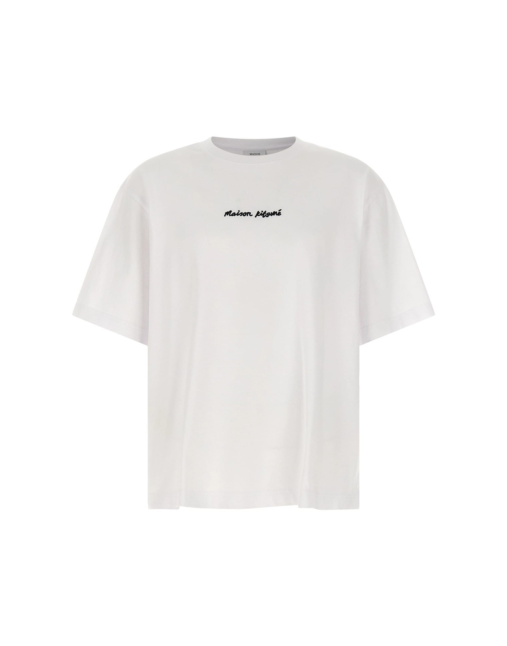Maison Kitsuné Maison Kitsuné Logo Embroidery T-Shirt