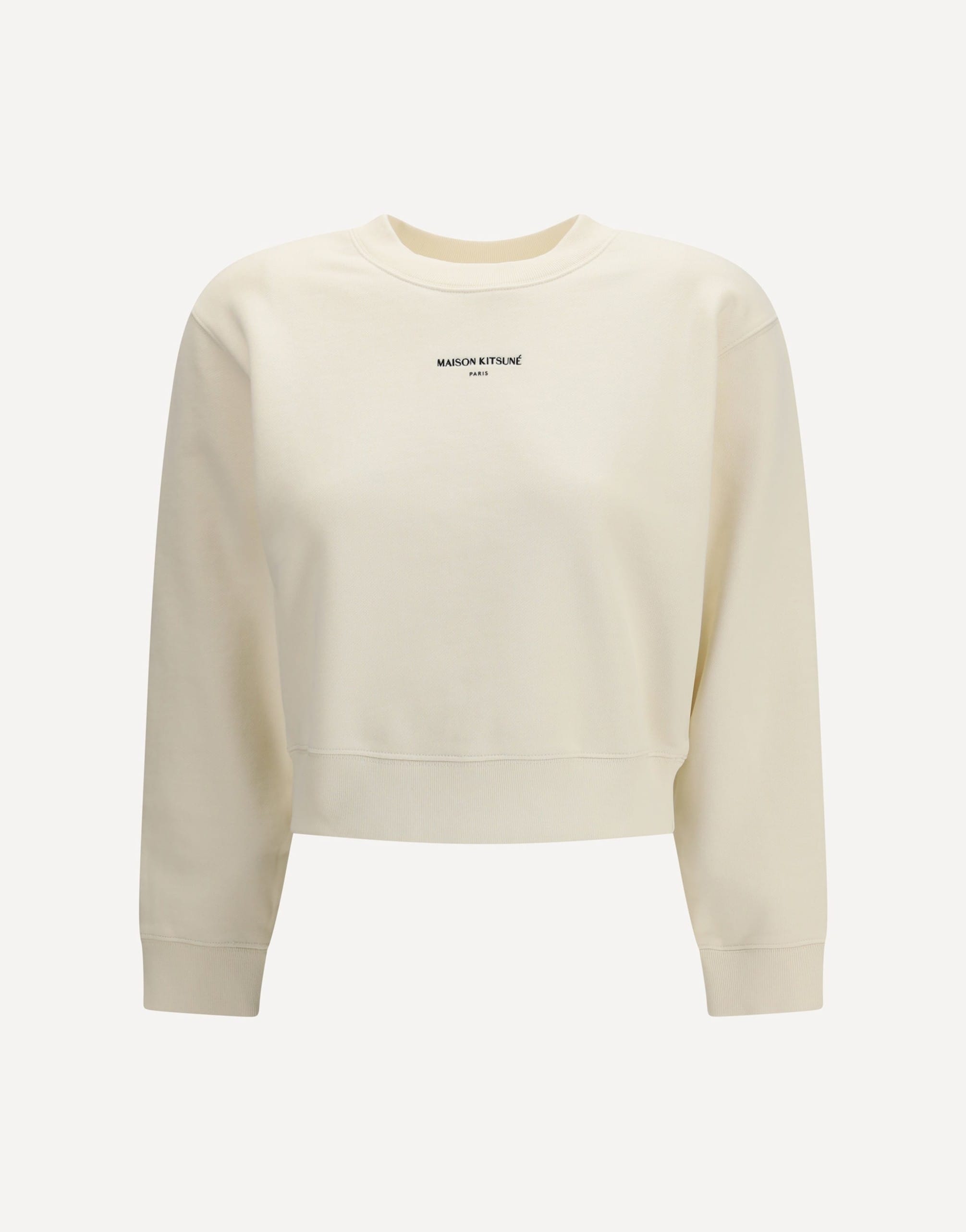 Maison Kitsuné Paris Cropped Sweatshirt