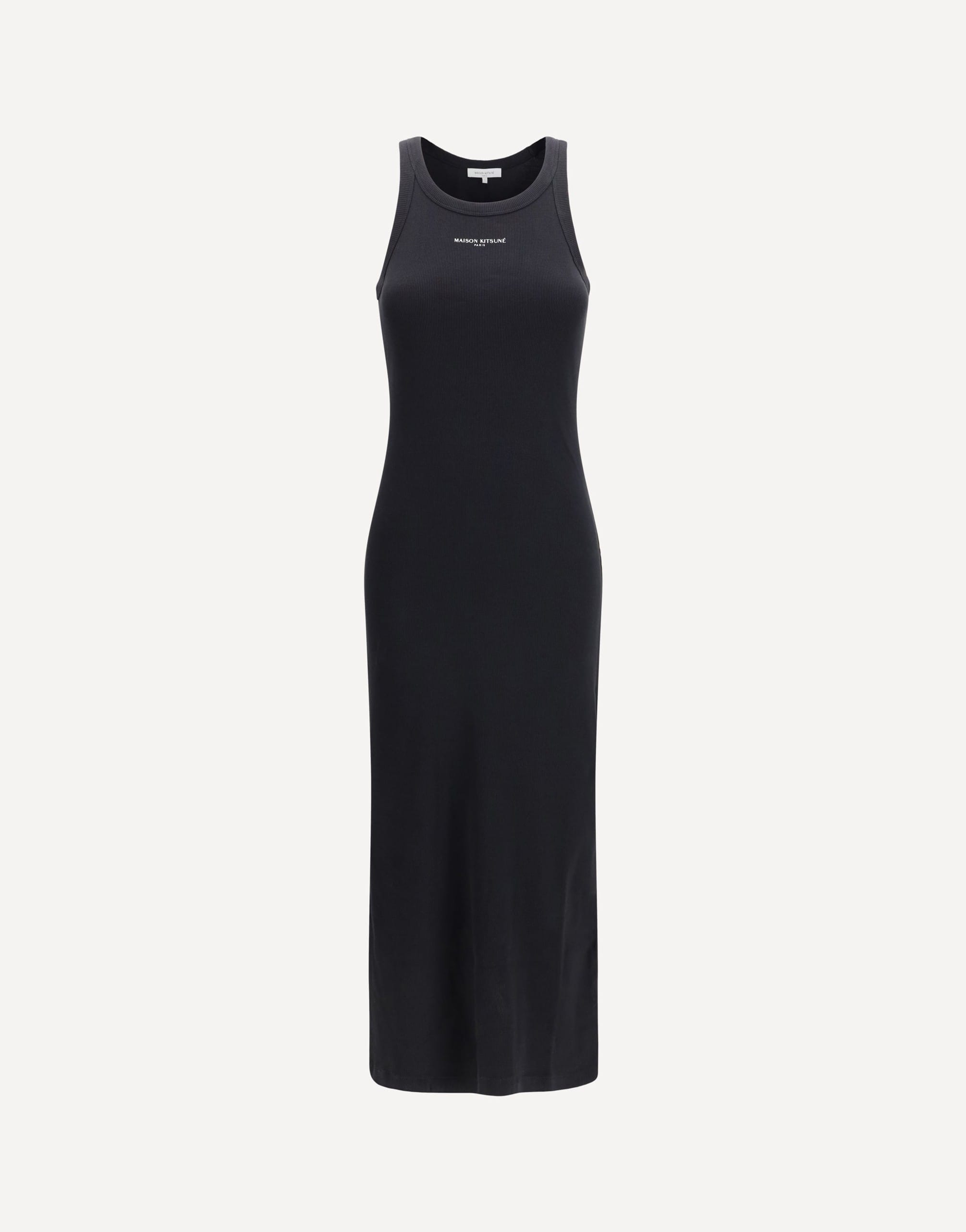 Maison Kitsuné Ribbed Tank Maxi Dress