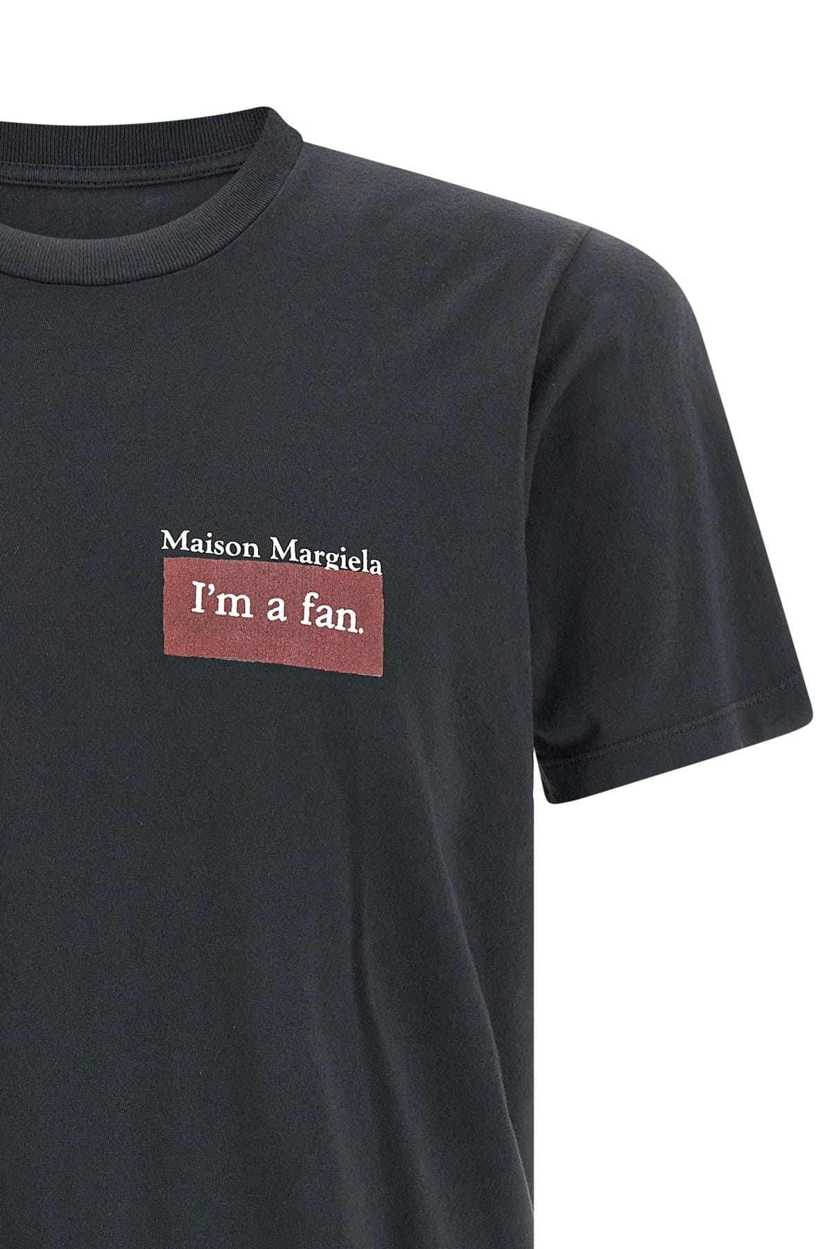Maison Margiela Maison Margiela Black Printed T-Shirt
