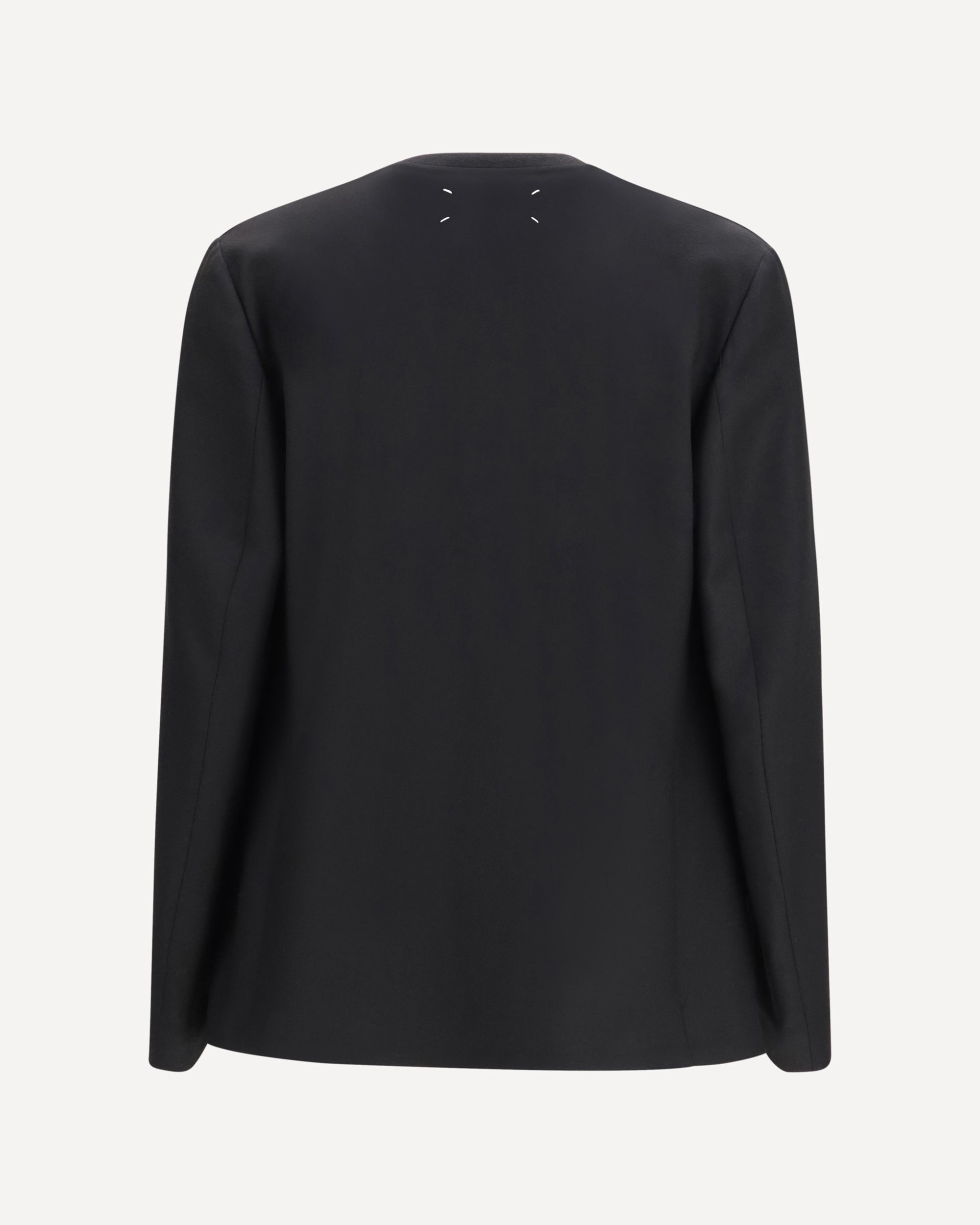 Maison Margiela Collarless Virgin Wool Blazer - alternate view