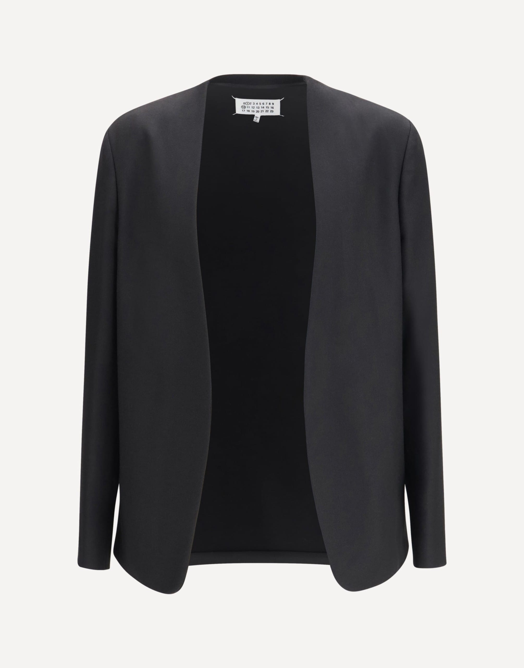 Maison Margiela Maison Margiela Collarless Virgin Wool Blazer