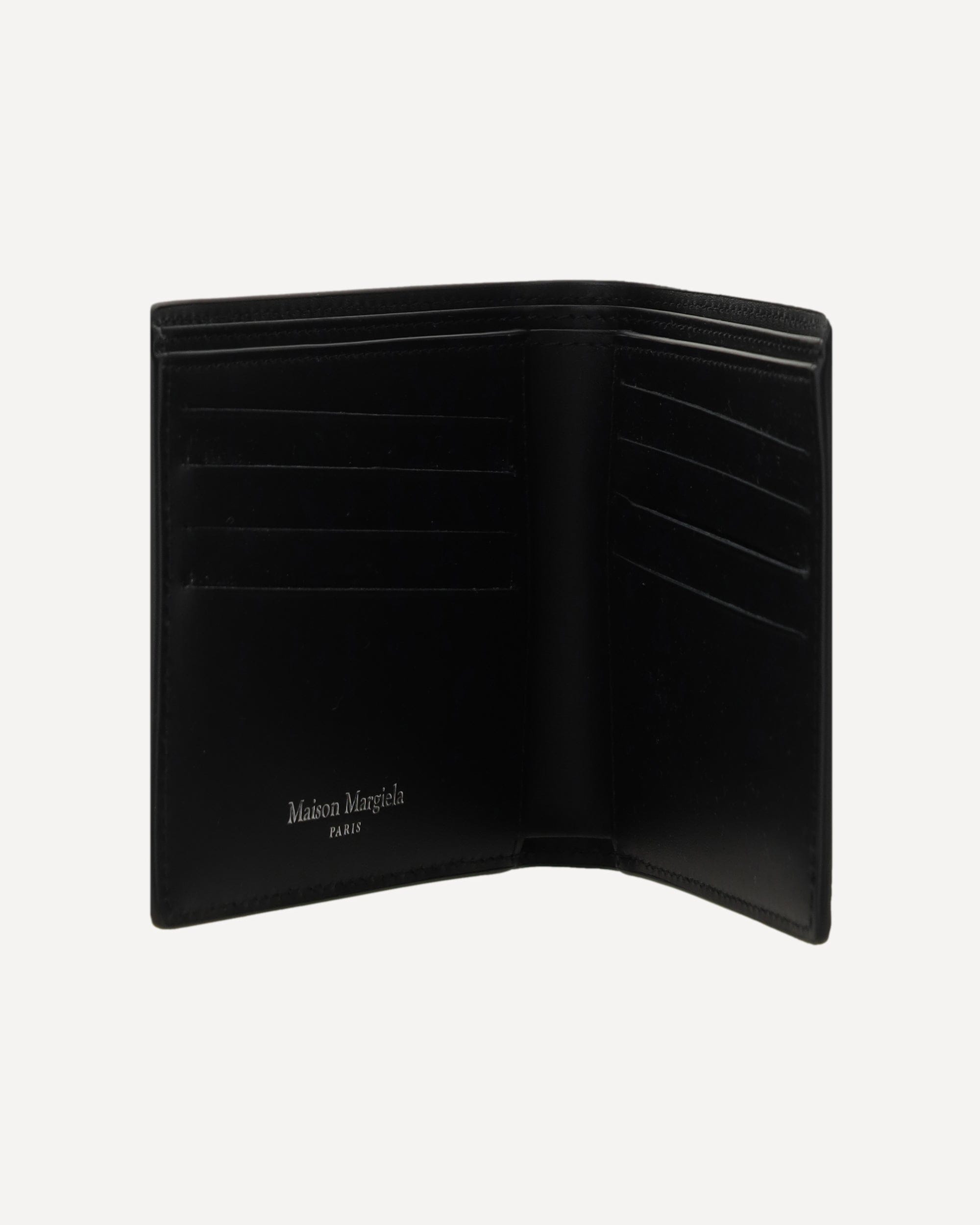 Maison Margiela Contrast Stitch Leather Billfold Wallet