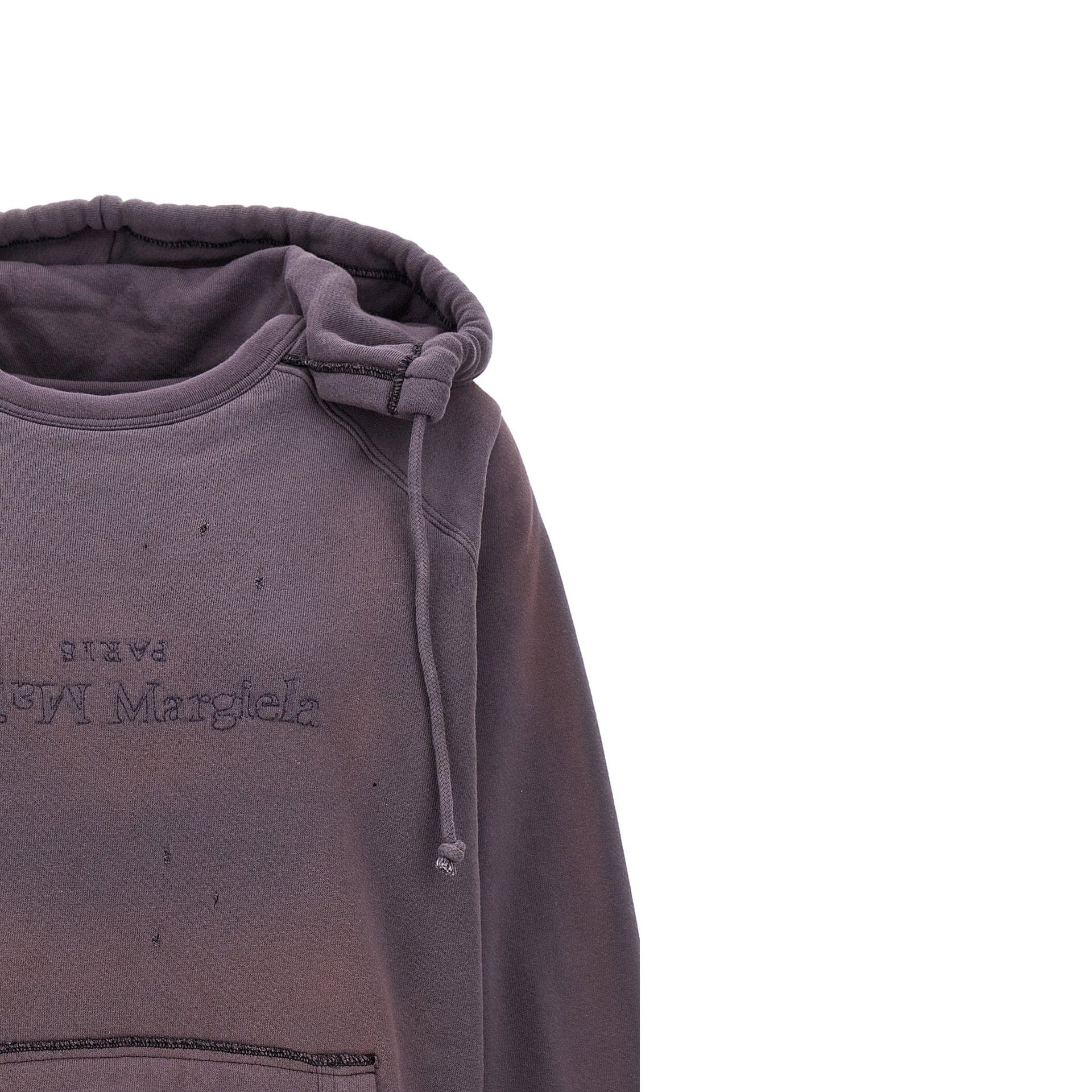 Maison Margiela Cotton Hooded Sweatshirt With Logo