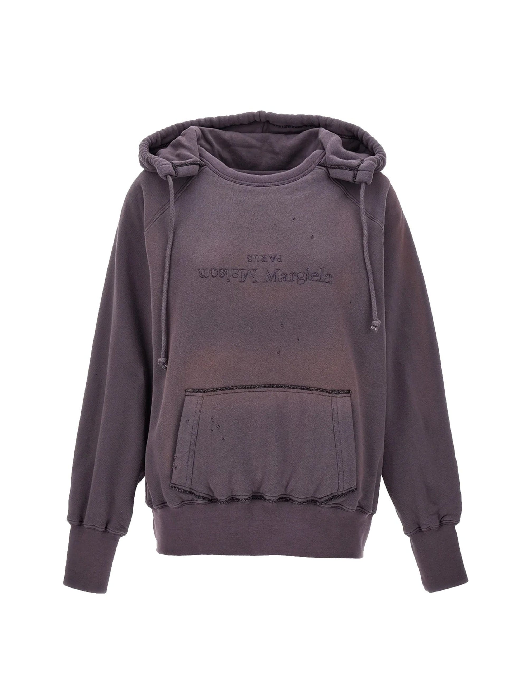 Maison Margiela Cotton Hooded Sweatshirt With Logo