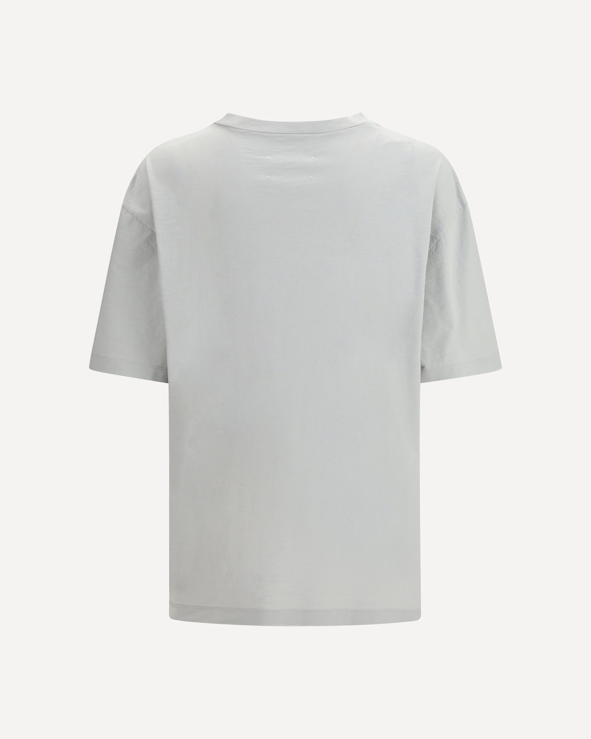 Maison Margiela Cotton T-Shirt With Tone-On-Tone Lettering Print