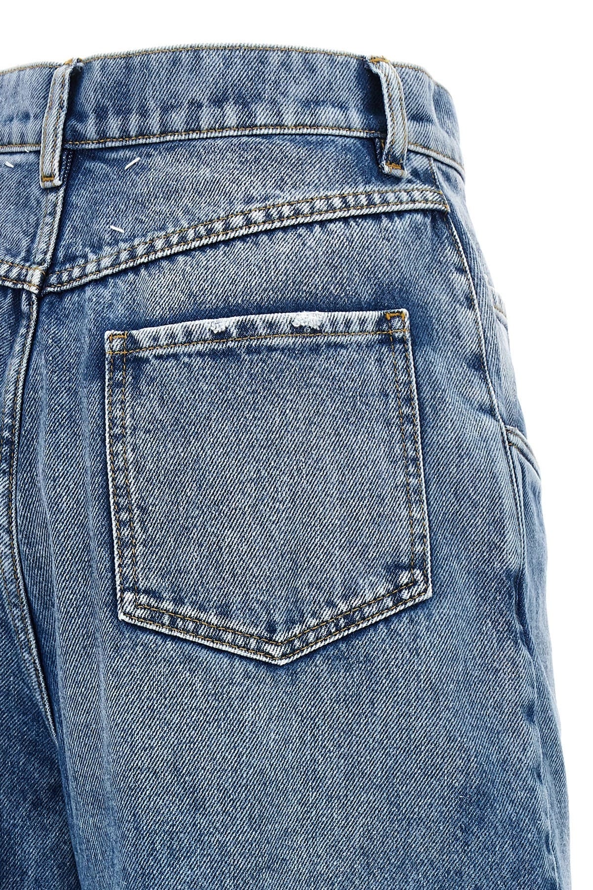 Maison Margiela Maison Margiela Cut-Out Straight-Leg Jeans