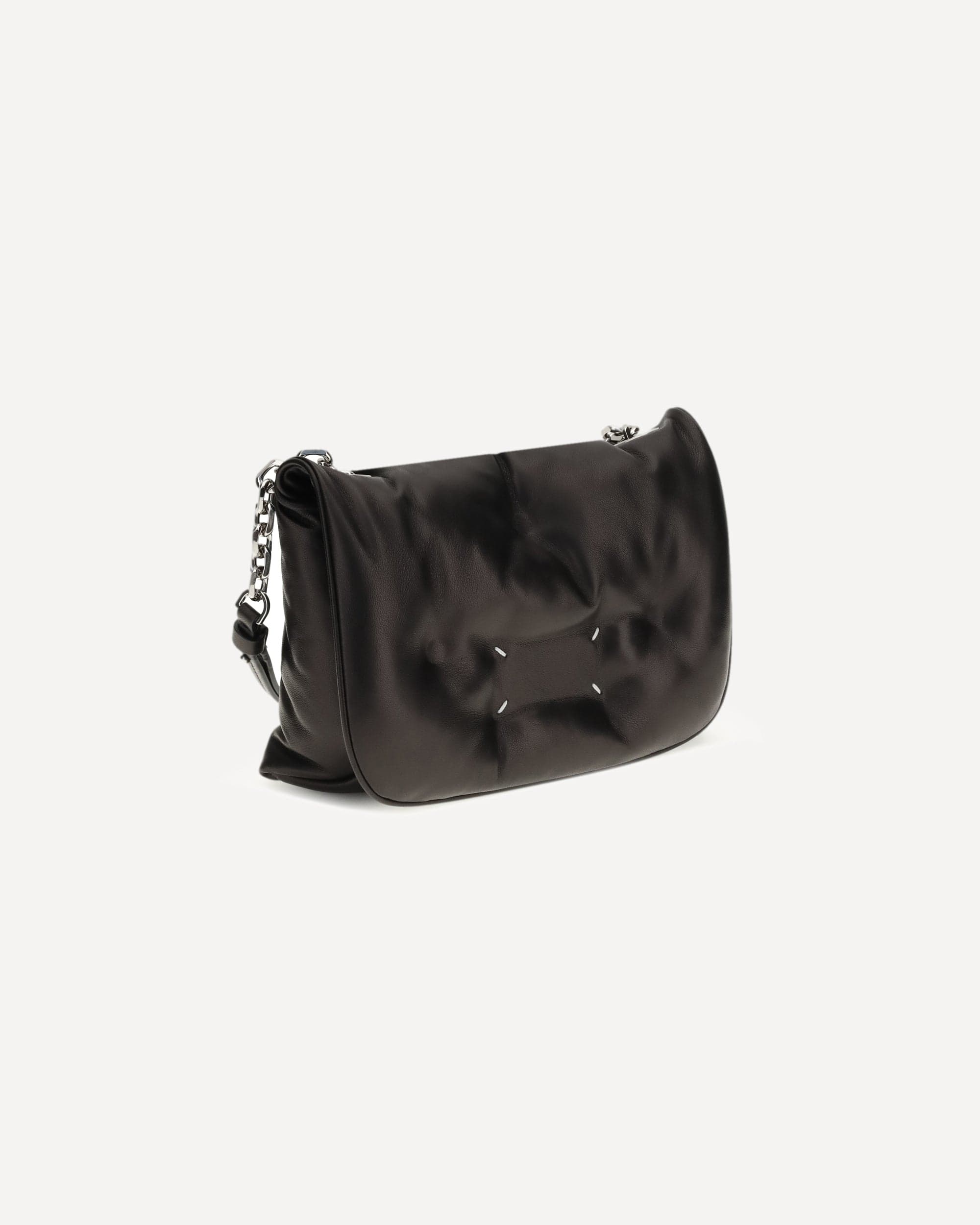 Mini sac à rabat en cuir matelassé Glam Slam - alternate view