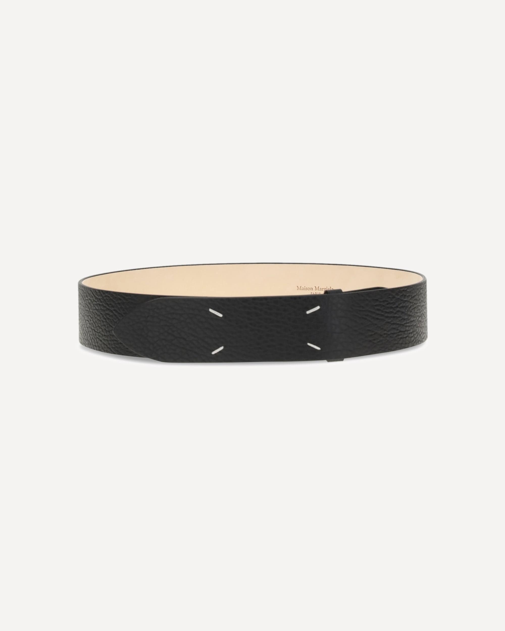 Maison Margiela Grained Four-Stitch Belt - alternate view