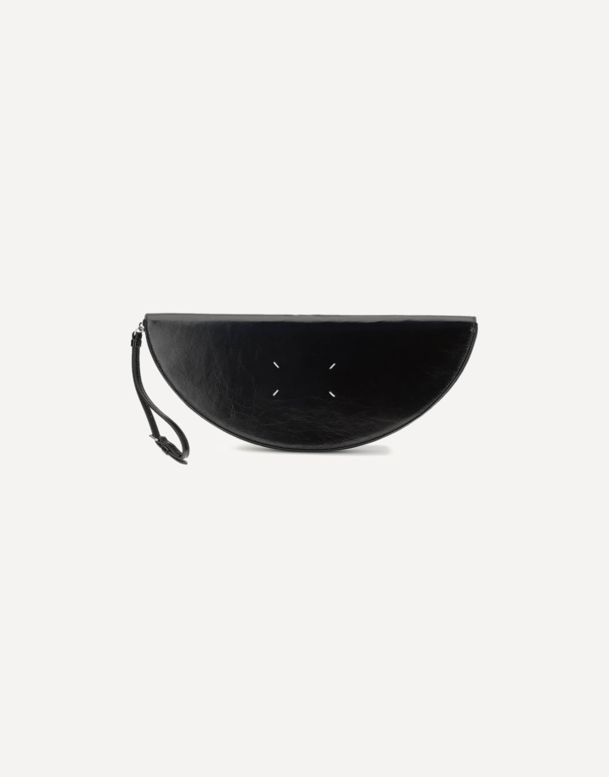 Maison Margiela Halfmoon Leather Clutch Bag