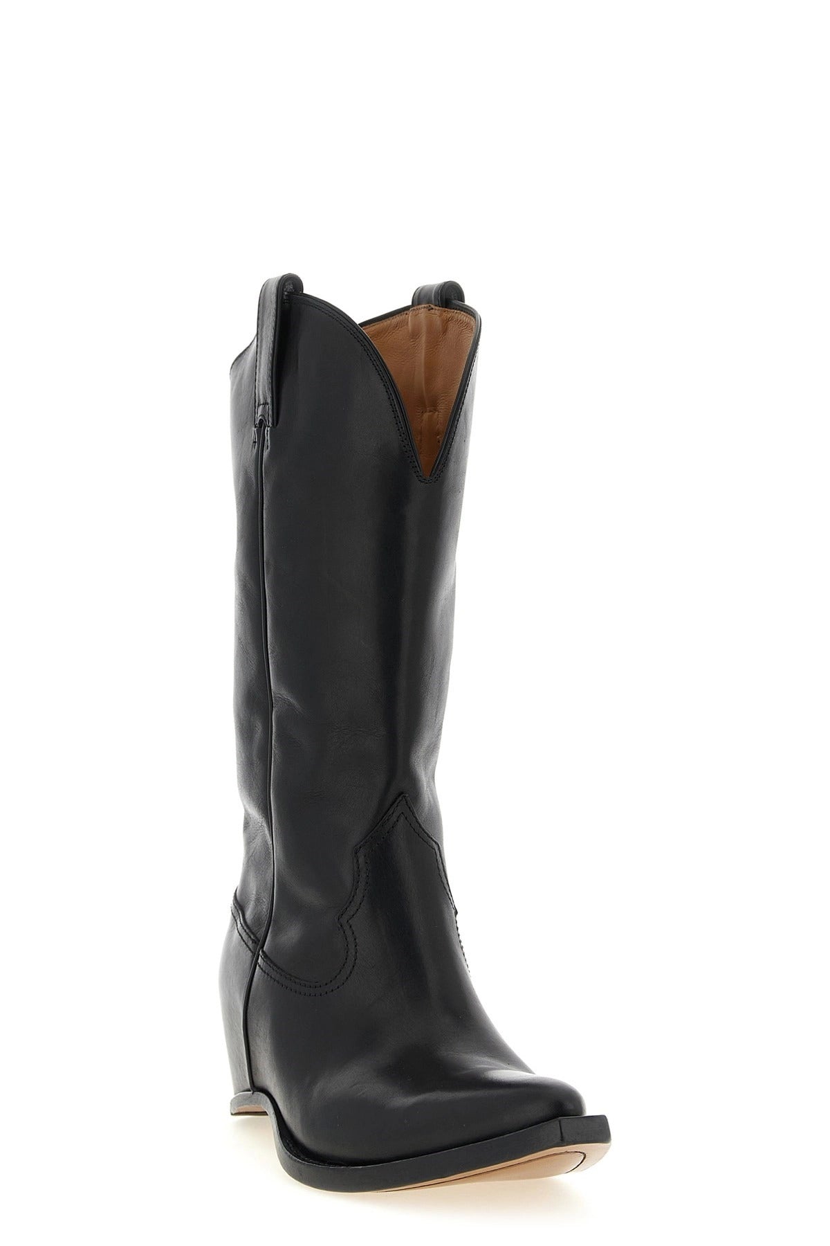 Maison Margiela Stivali in pelle senza tacco - alternate view
