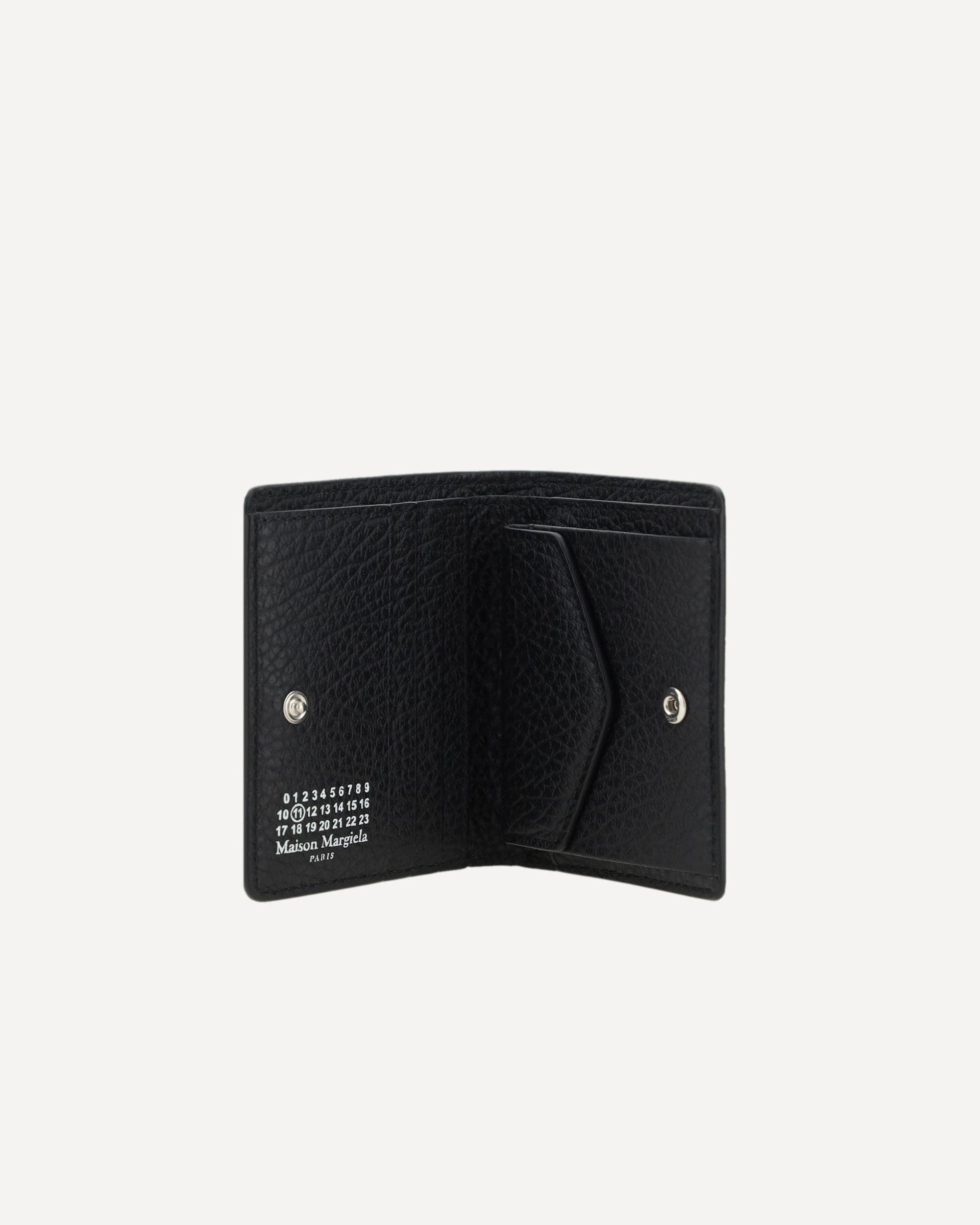 Maison Margiela Leather Snap-Button Wallet
