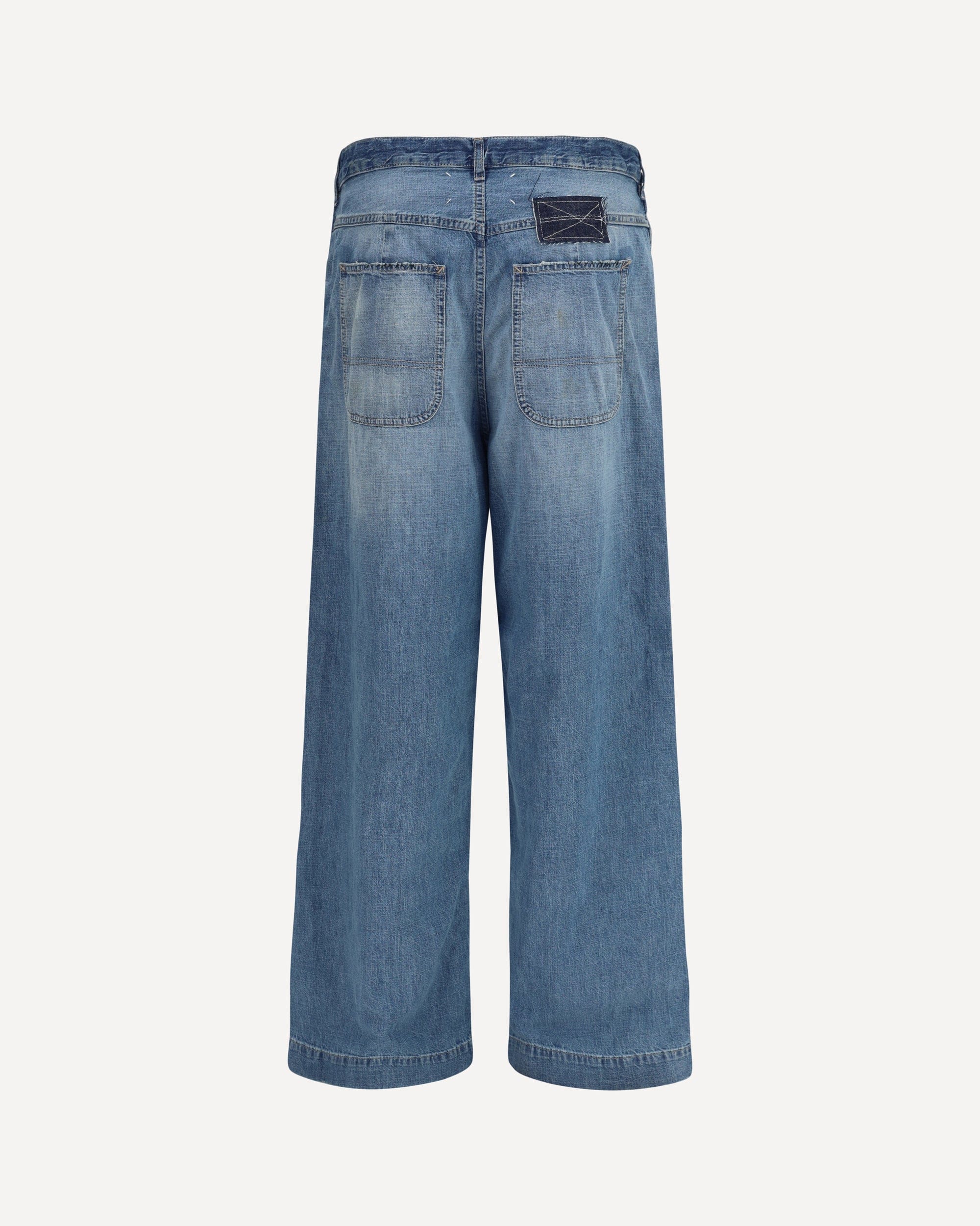 Maison Margiela Patchwork-Detail Wide Leg Jeans - alternate view
