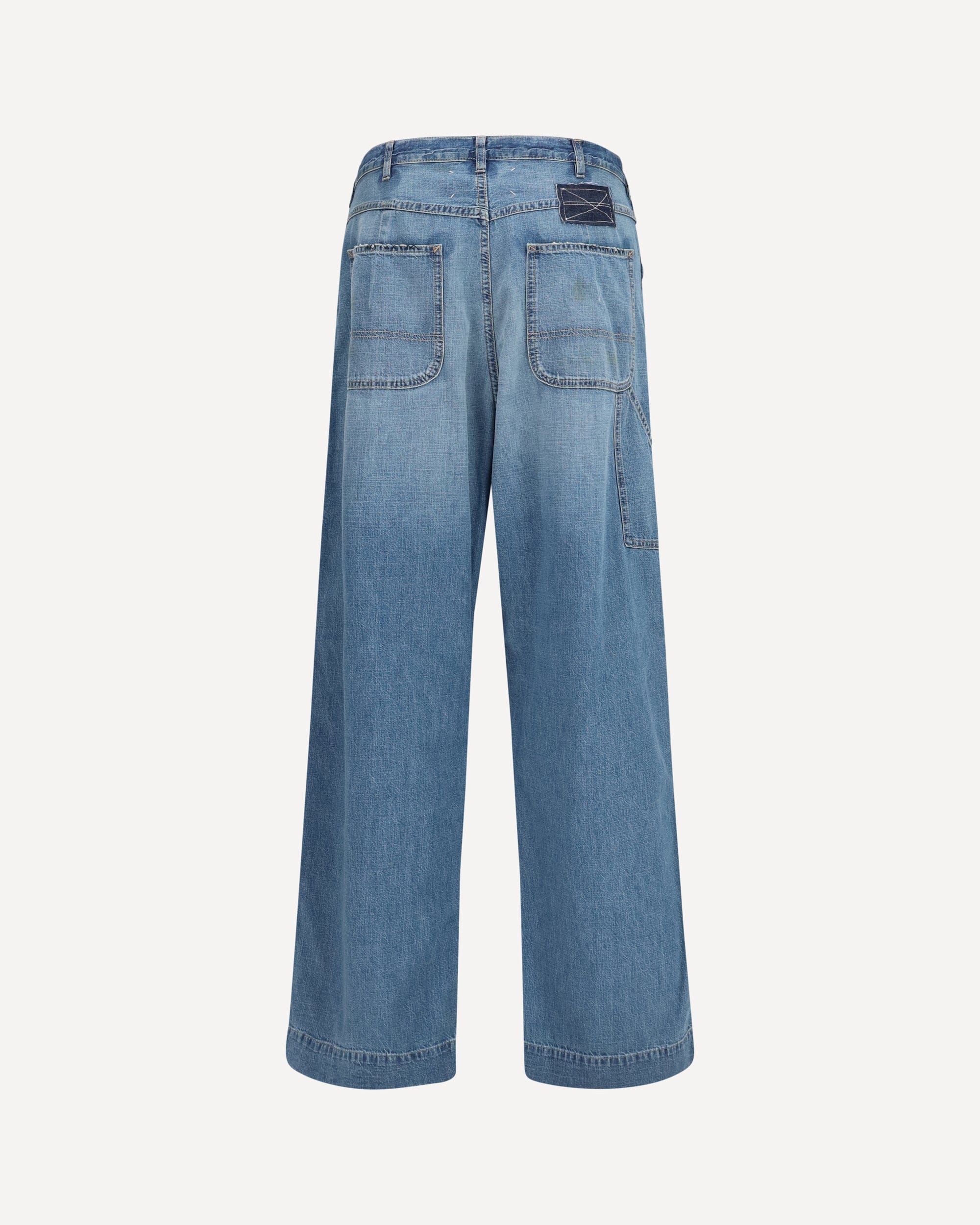 Patchwork Straight-Leg Jeans - alternate view