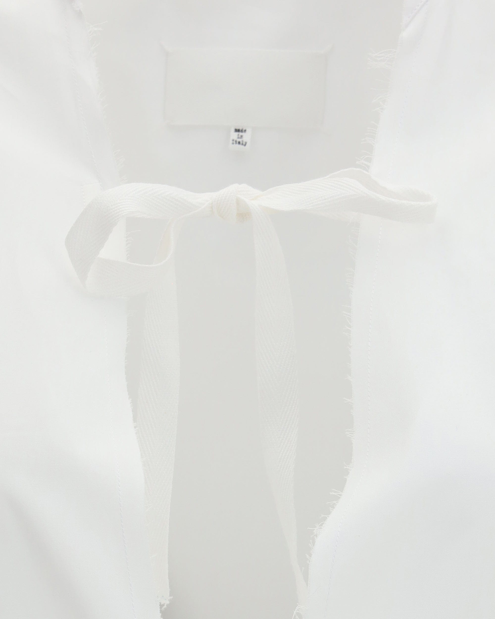 Maison Margiela Raw-Edge Cotton Mini Dress