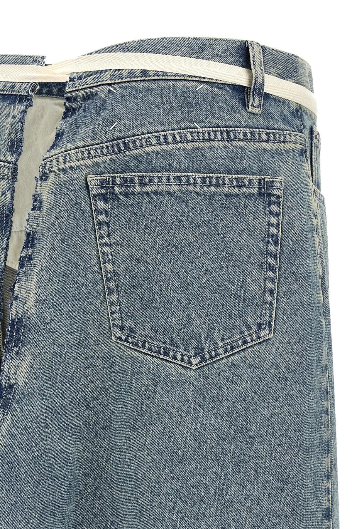 Maison Margiela Maison Margiela Raw Hem Denim Skirt
