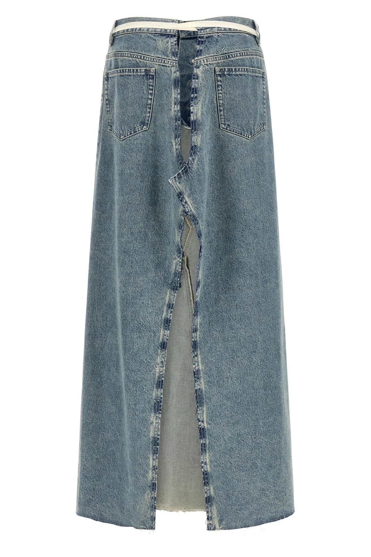 Maison Margiela Raw Hem Denim Skirt - alternate view