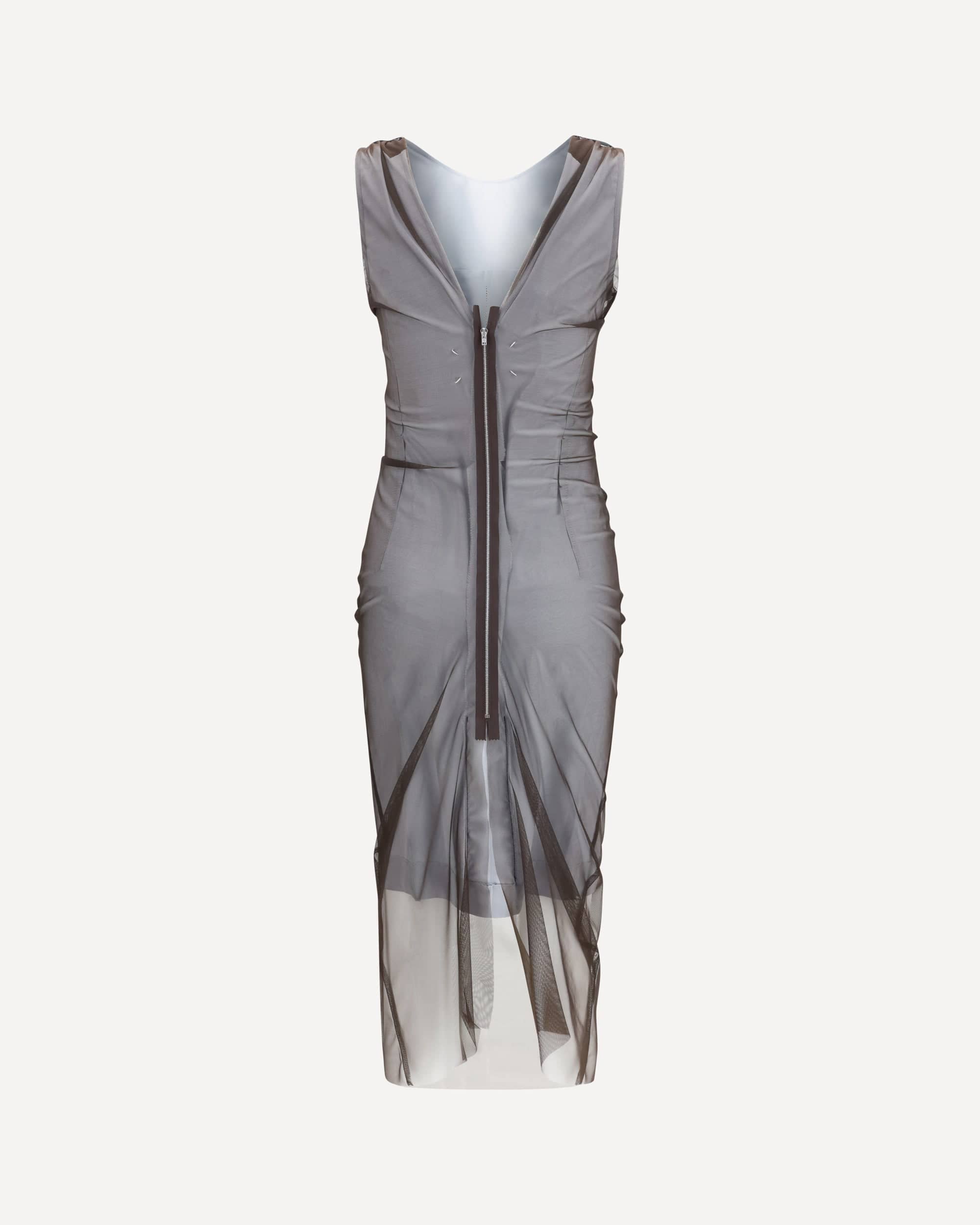 Maison Margiela Semi-Sheer Midi Dress
