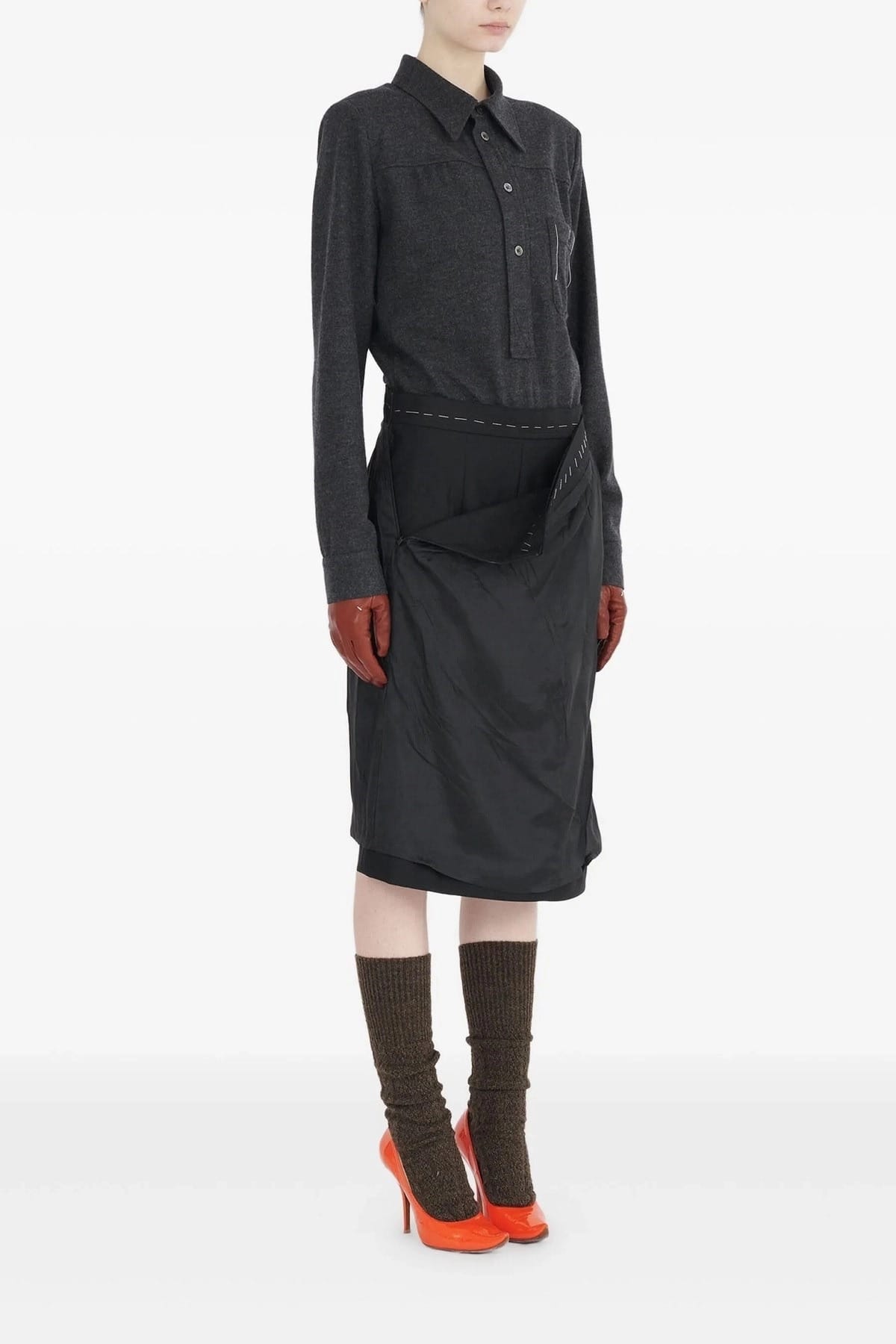 Maison Margiela Shirt Midi Dress - alternate view