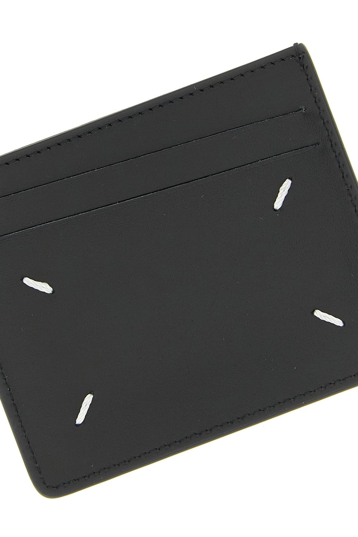 Maison Margiela Maison Margiela Stitching Leather Card Holder