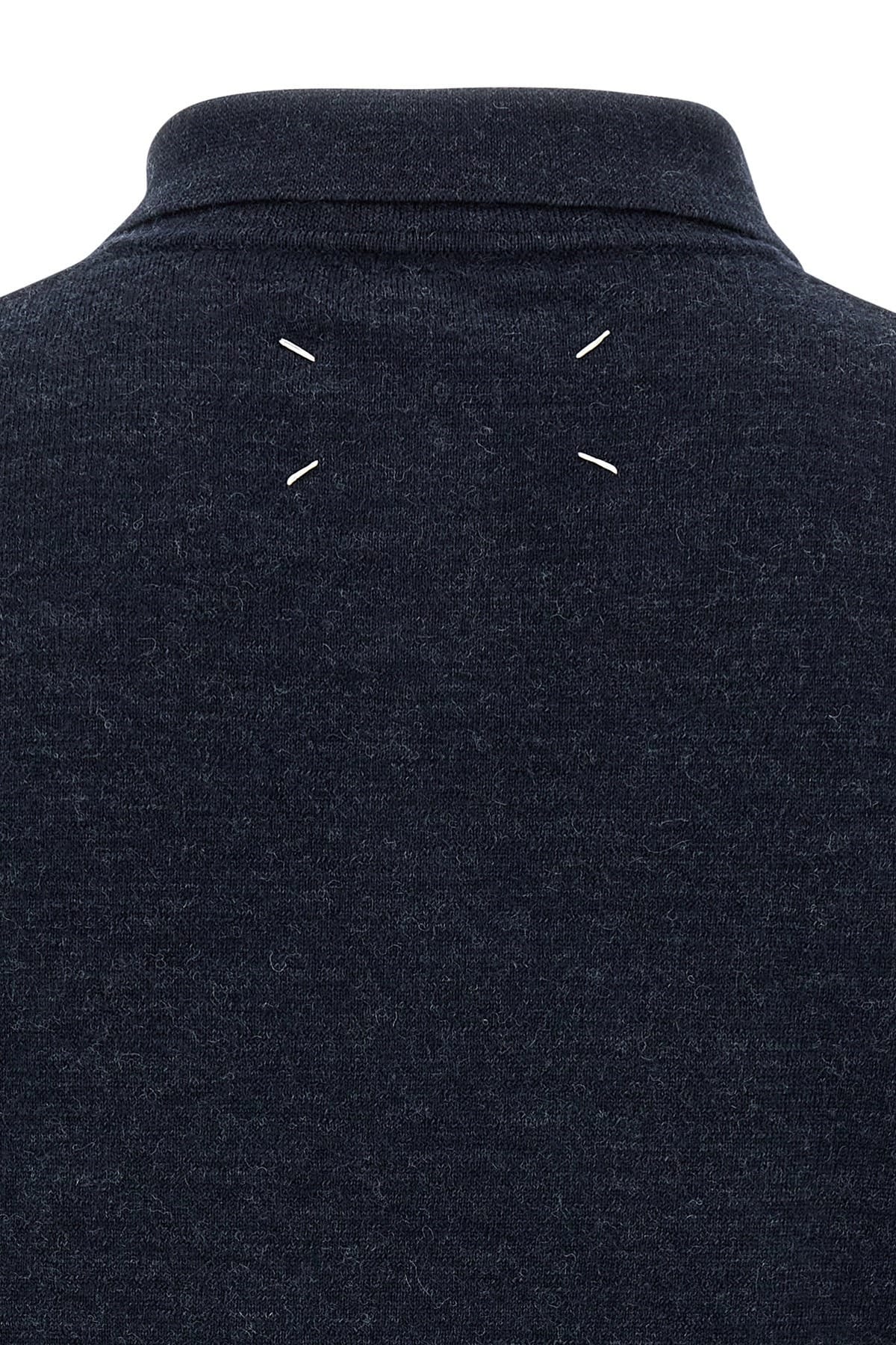 Maison Margiela Maison Margiela Suede Patch Polo Shirt