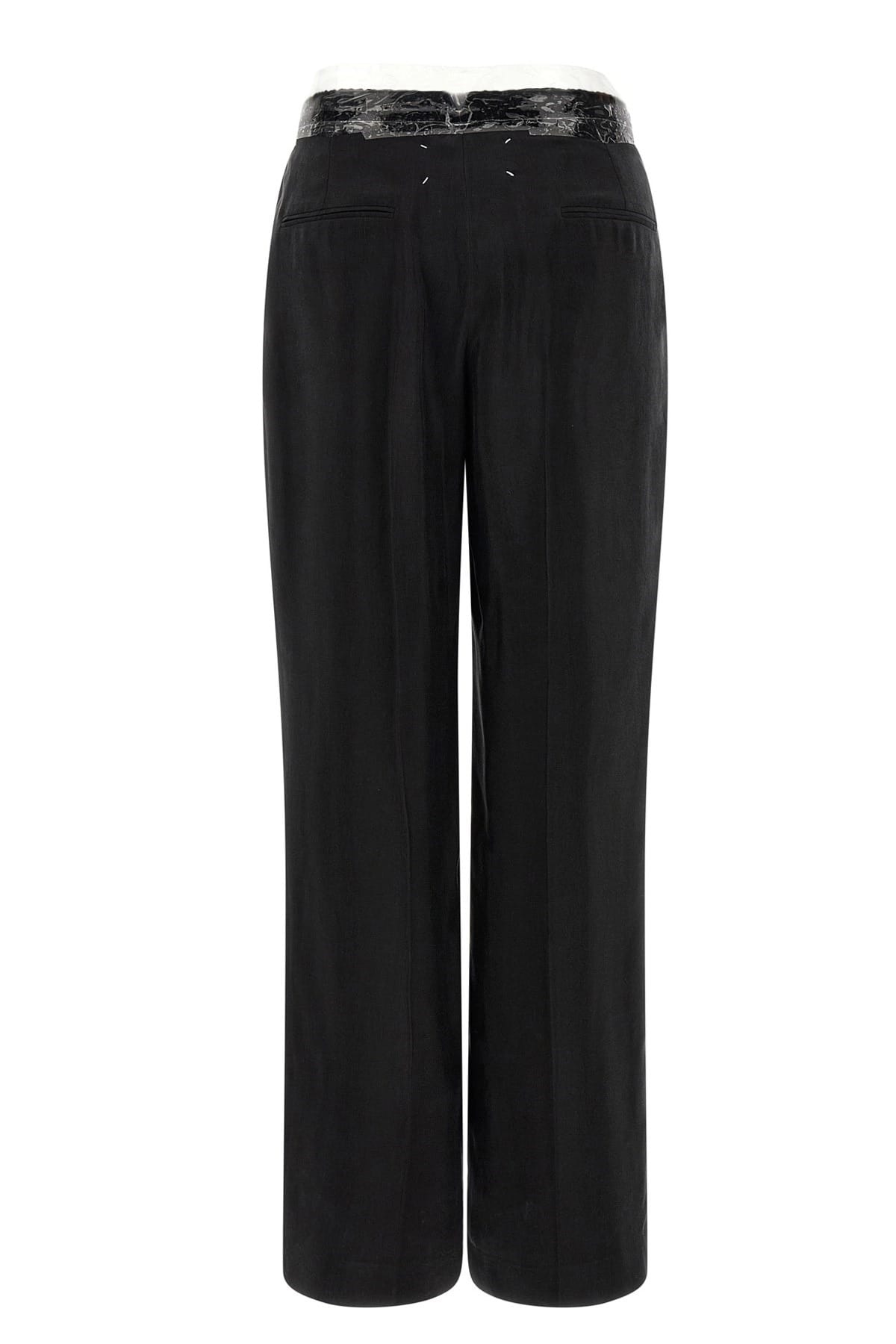 Maison Margiela Maison Margiela Taped Fluid Cupro Pants