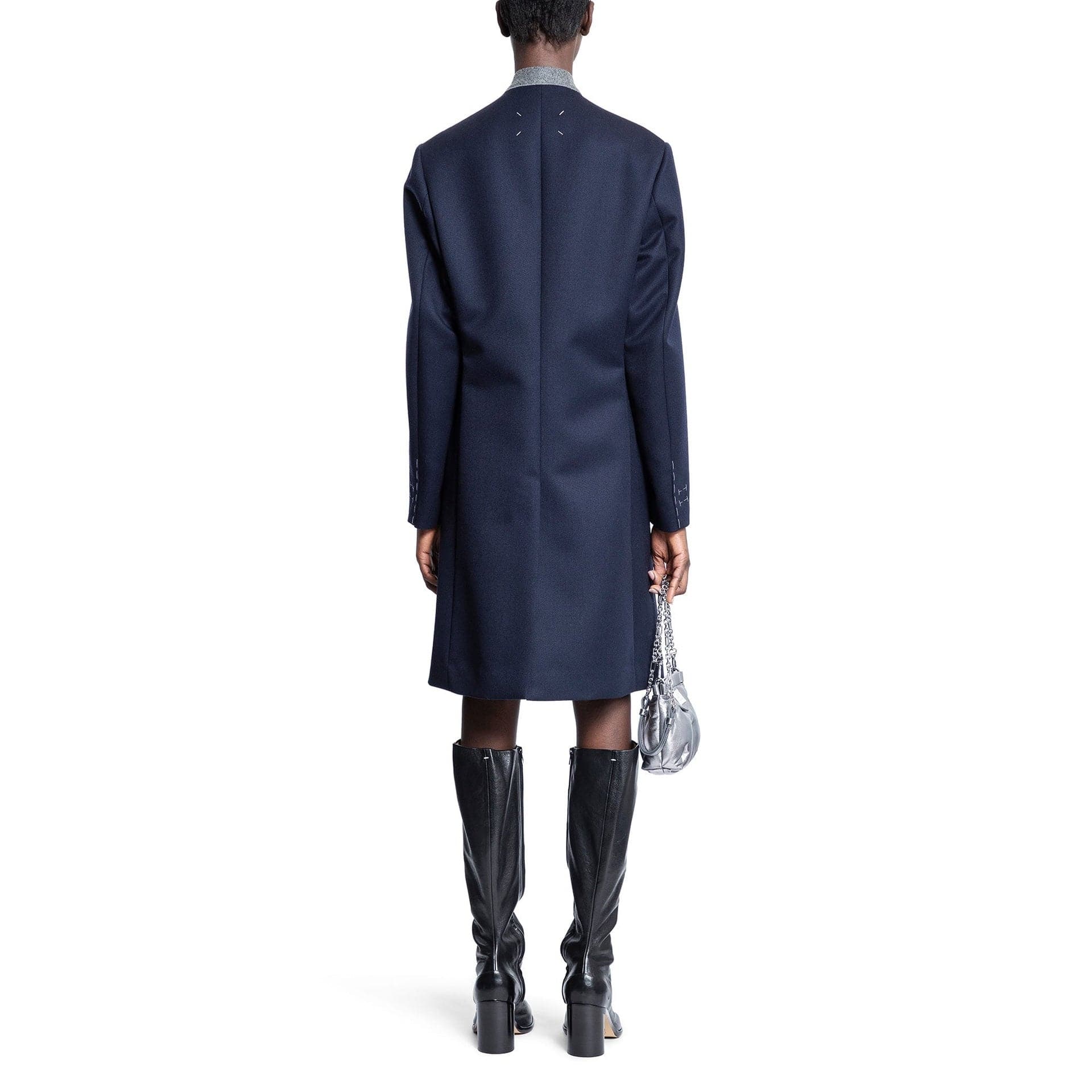 Maison Margiela Wool Cavalry Coat With Memory Of Cuffs