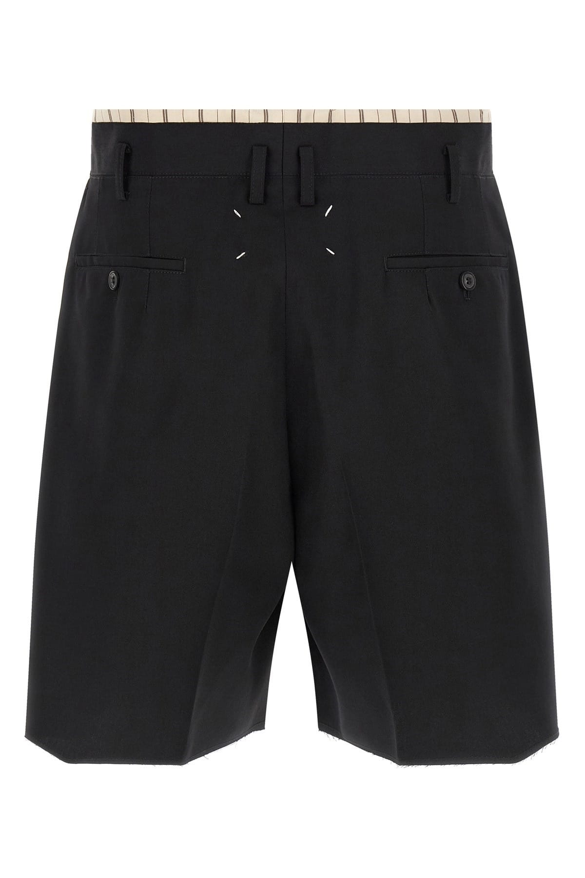 Maison Margiela Wool Lining Insert Bermuda Shorts - alternate view