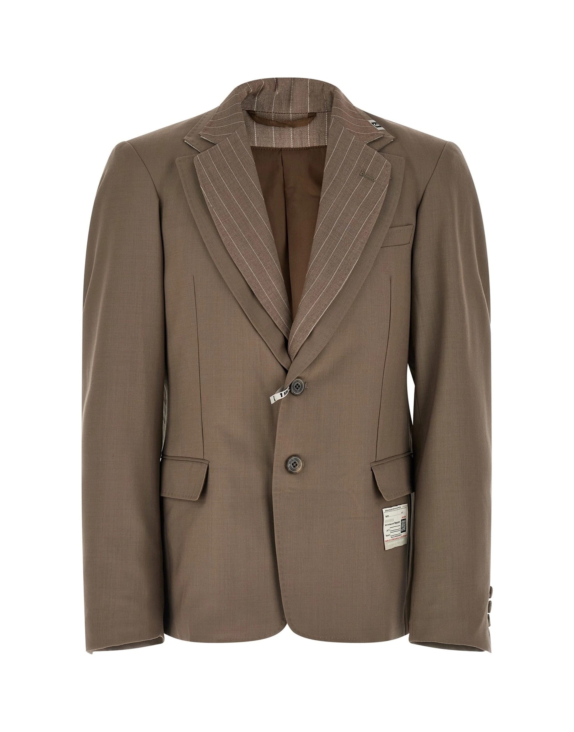 Maison Mihara Yasuhiro Maison Mihara Yasuhiro Double Layer Lapel Blazer Jacket