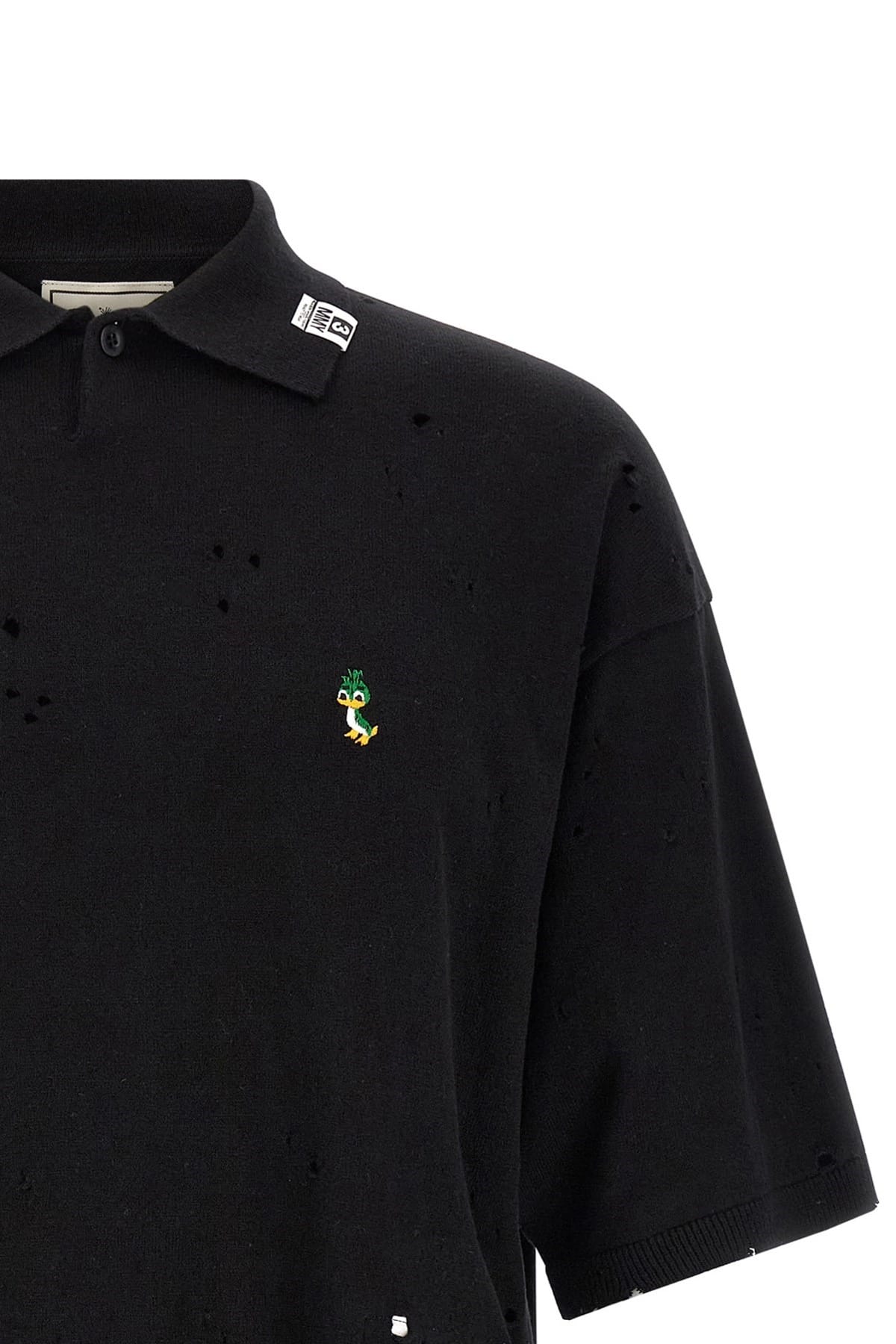 Maison Mihara Yasuhiro Maison Mihara Yasuhiro Embroidery Cotton Polo Shirt
