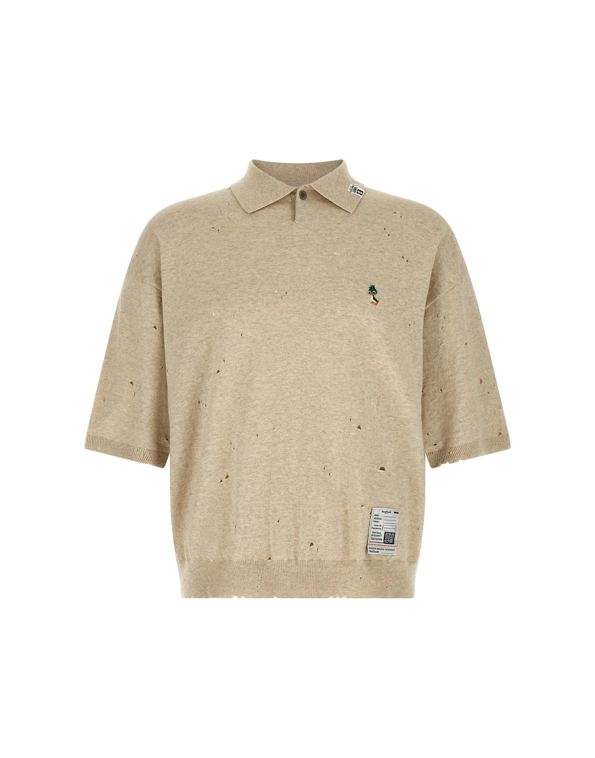 Maison Mihara Yasuhiro Maison Mihara Yasuhiro Embroidery Polo Shirt