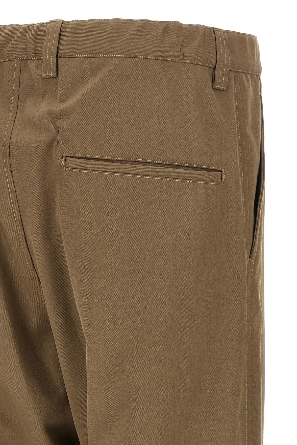 Maison Mihara Yasuhiro Maison Mihara Yasuhiro Mix Layered Wool Gabardine Pants