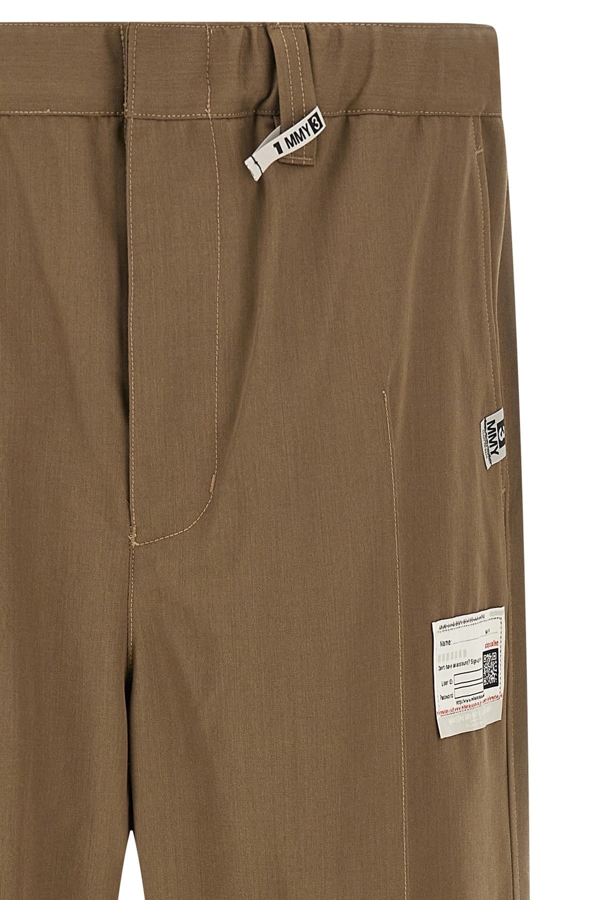 Maison Mihara Yasuhiro Maison Mihara Yasuhiro Mix Layered Wool Gabardine Pants
