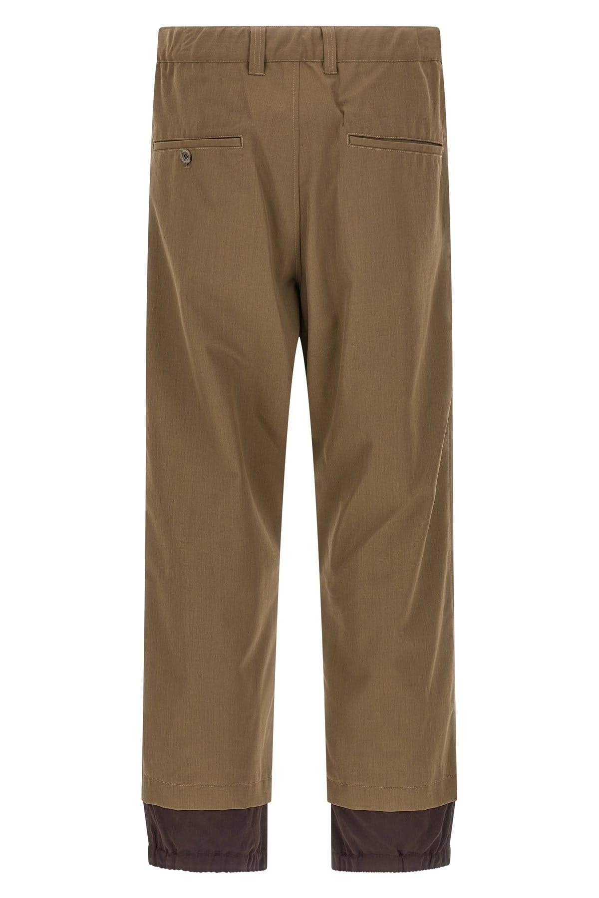 Maison Mihara Yasuhiro Mix Layered Wool Gabardine Pants - alternate view