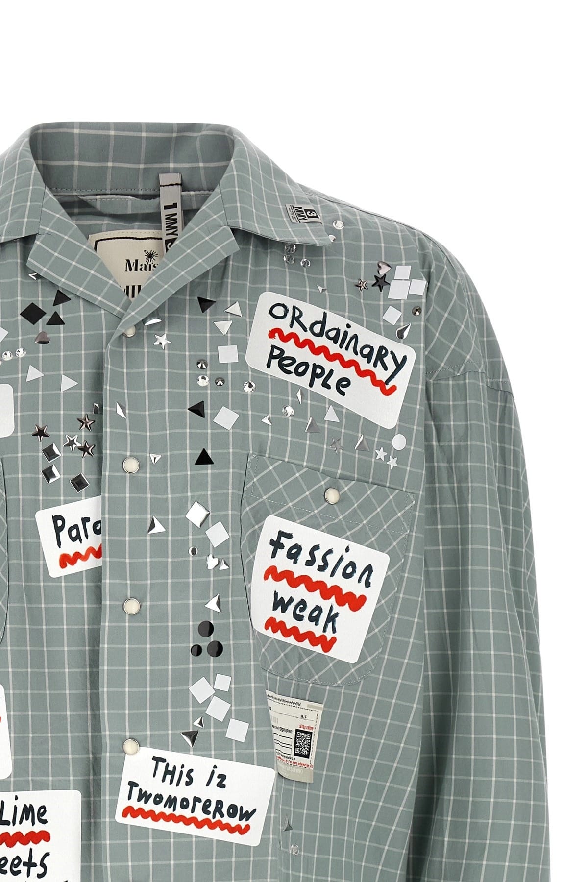 Maison Mihara Yasuhiro Maison Mihara Yasuhiro Shirt Adhesive Decorations