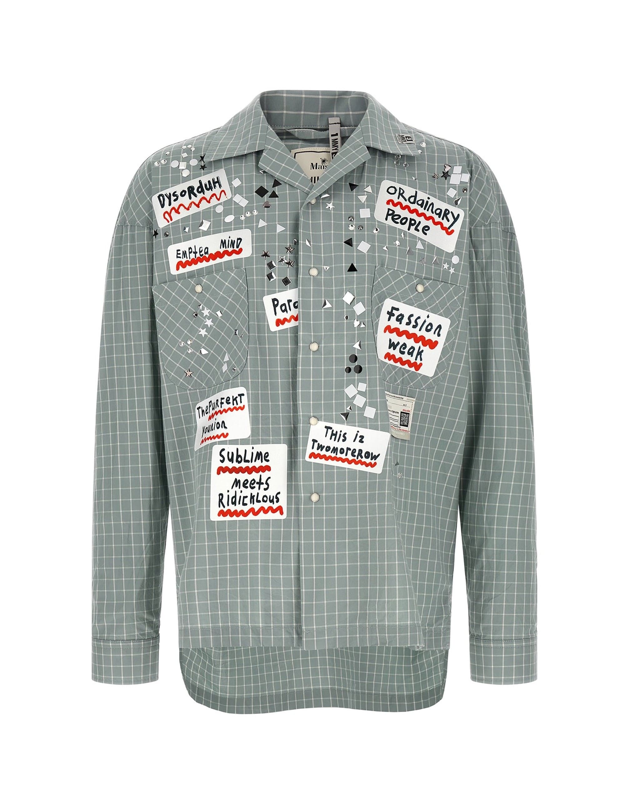 Maison Mihara Yasuhiro Maison Mihara Yasuhiro Shirt Adhesive Decorations