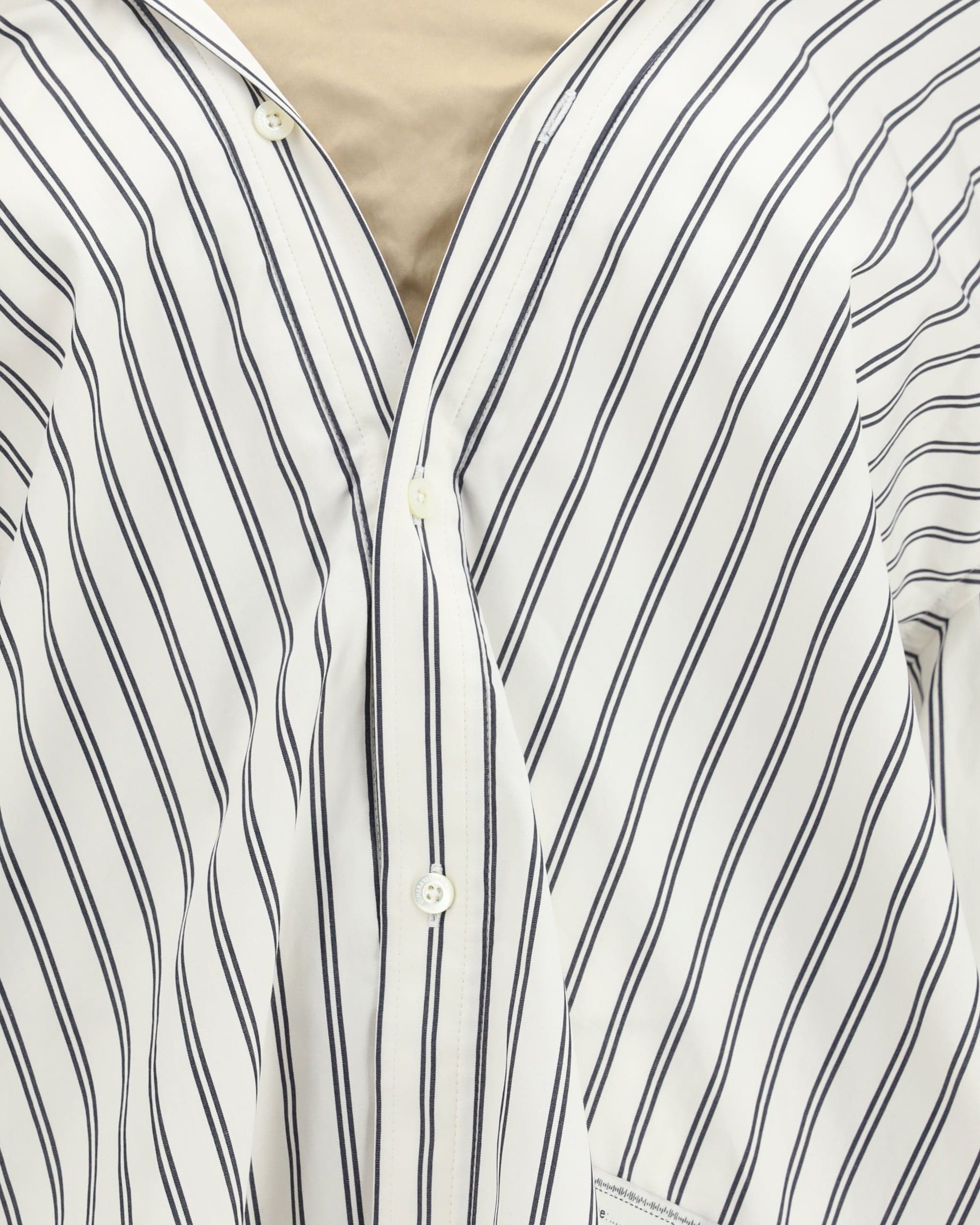 Maison Mihara Yasuhiro Striped Top Shirt