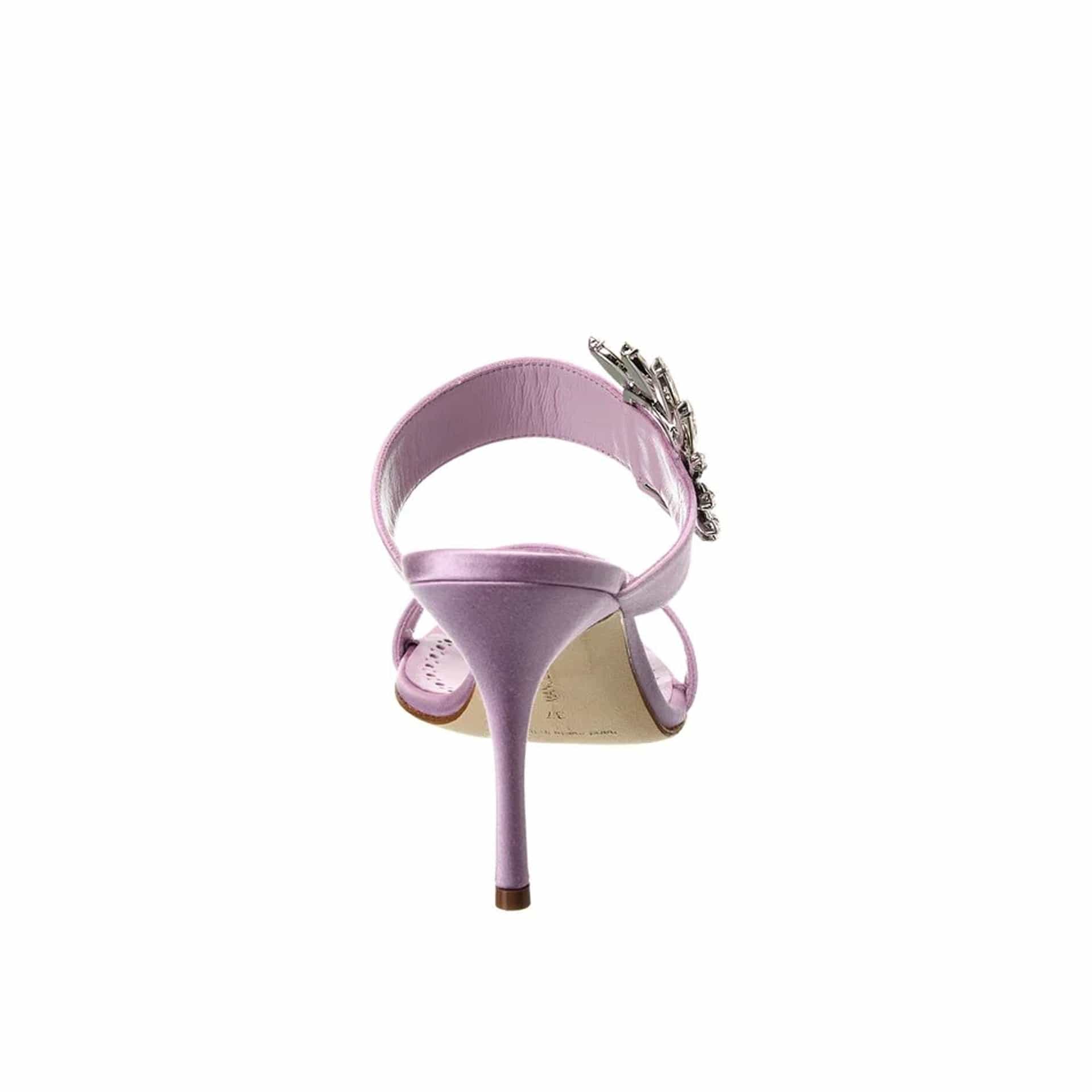 Manolo Blahnik Chivela 090 Crystal Sandals