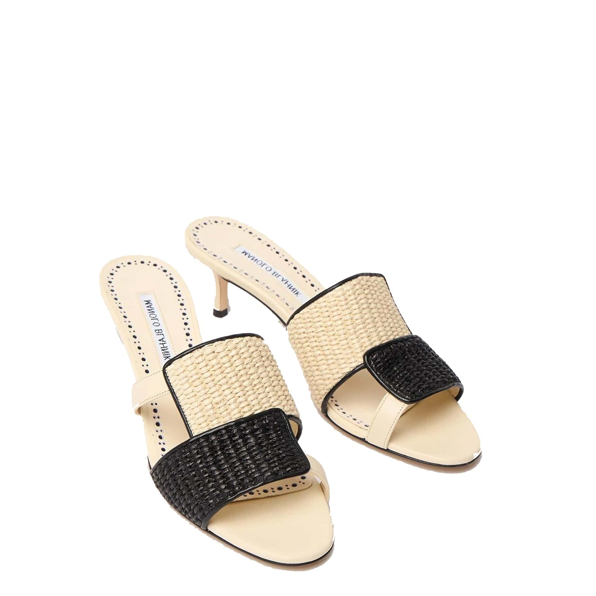 Sandalias de rafia y cuero Fabiolamu 50 - alternate view