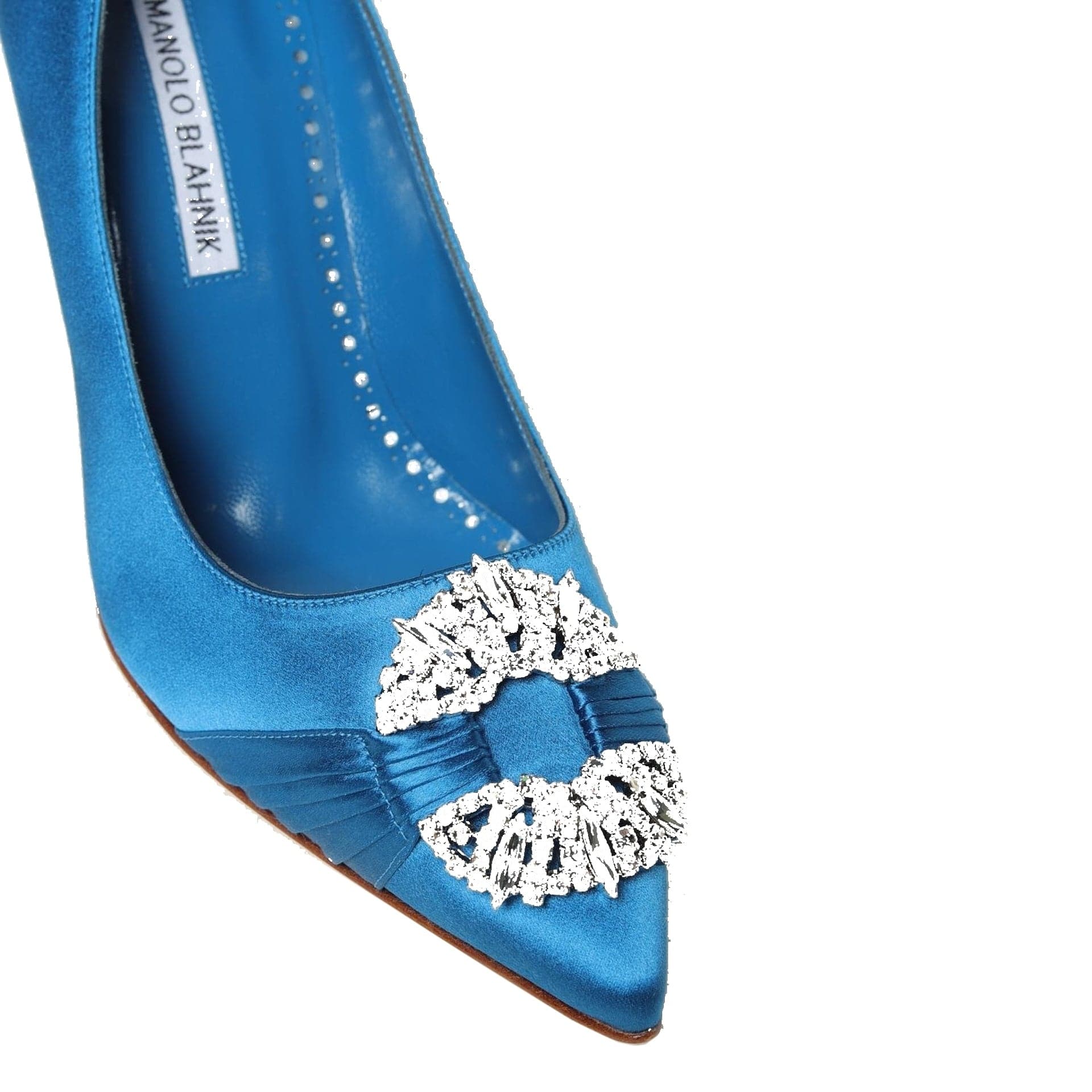 Manolo Blahnik Maida 090 satijnen pumps