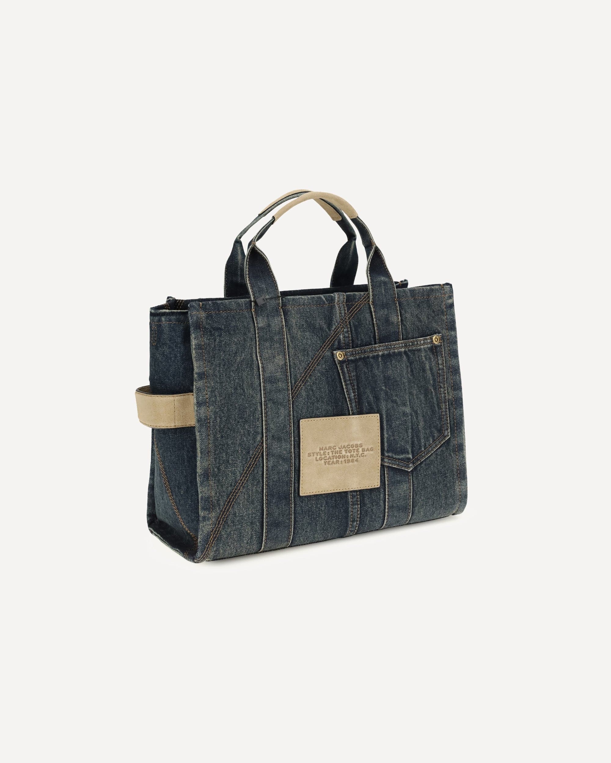 Marc Jacobs Borsa Tote Denim Medium Carg