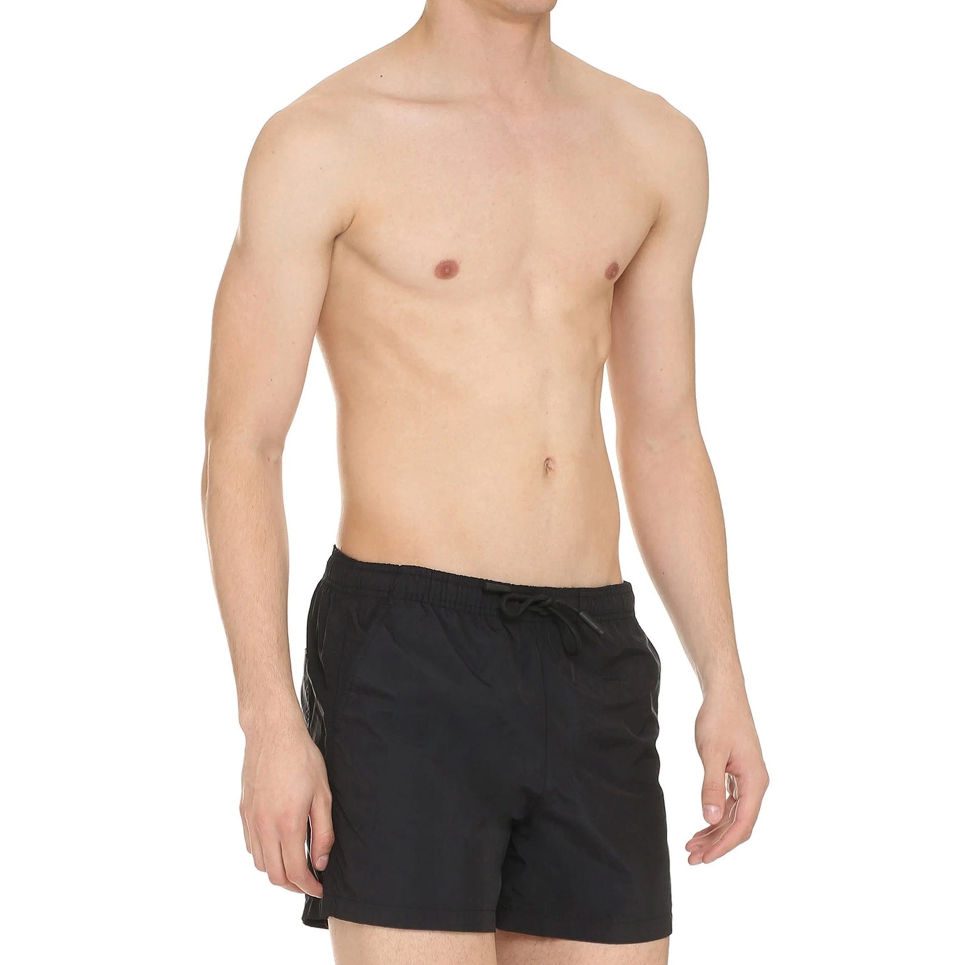 Marcelo Burlon Drawstring Swim Shorts With Logo