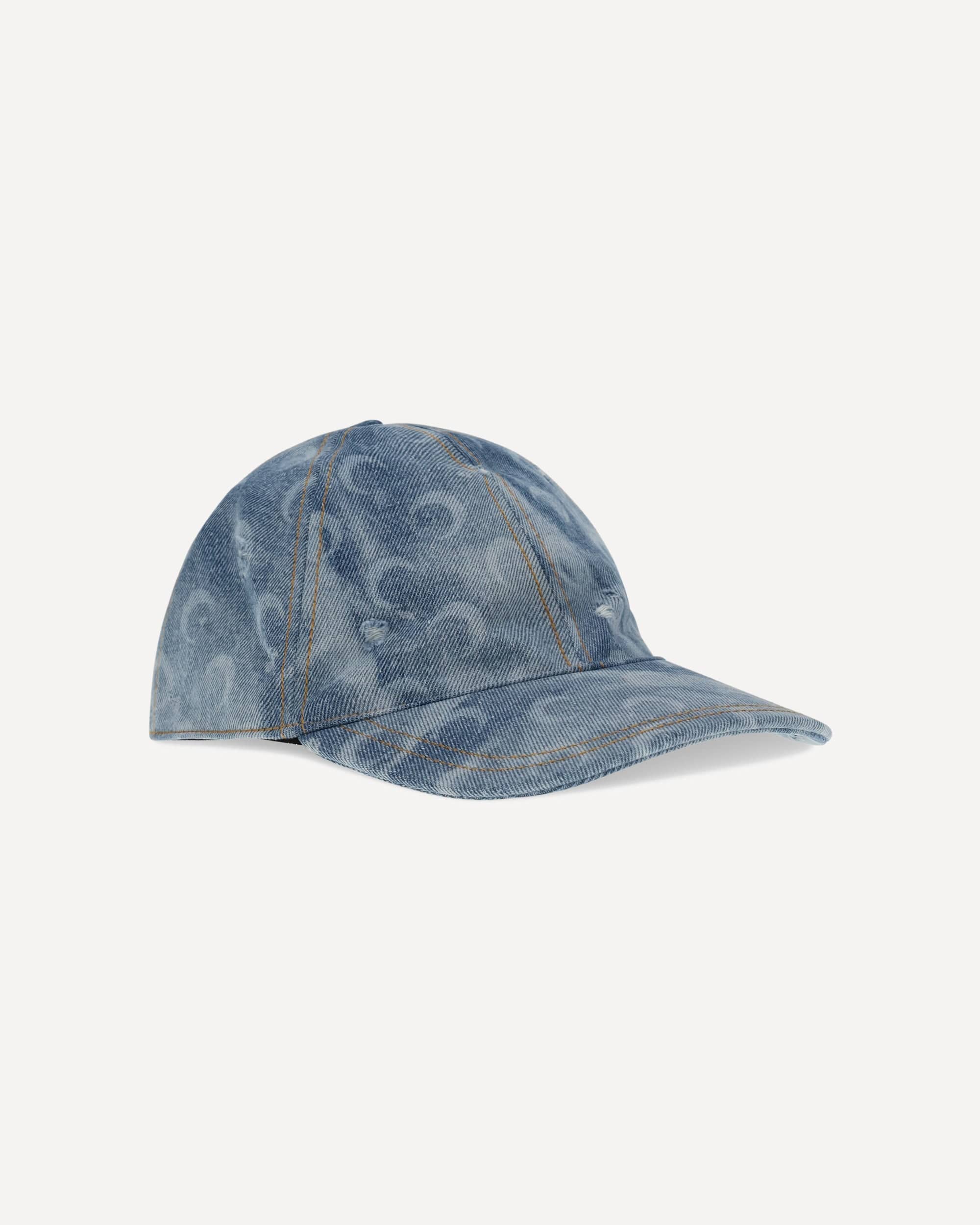 Marine Serre Moon Denim Baseball Cap - alternate view