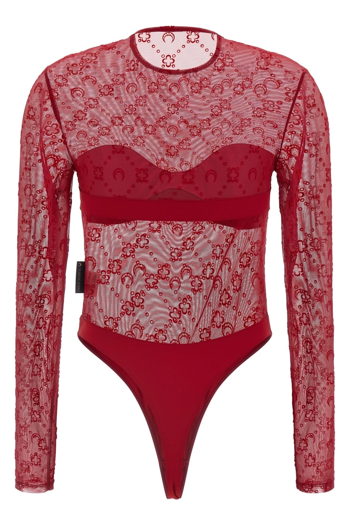 Marine Serre Moonogram Bodysuit - alternate view