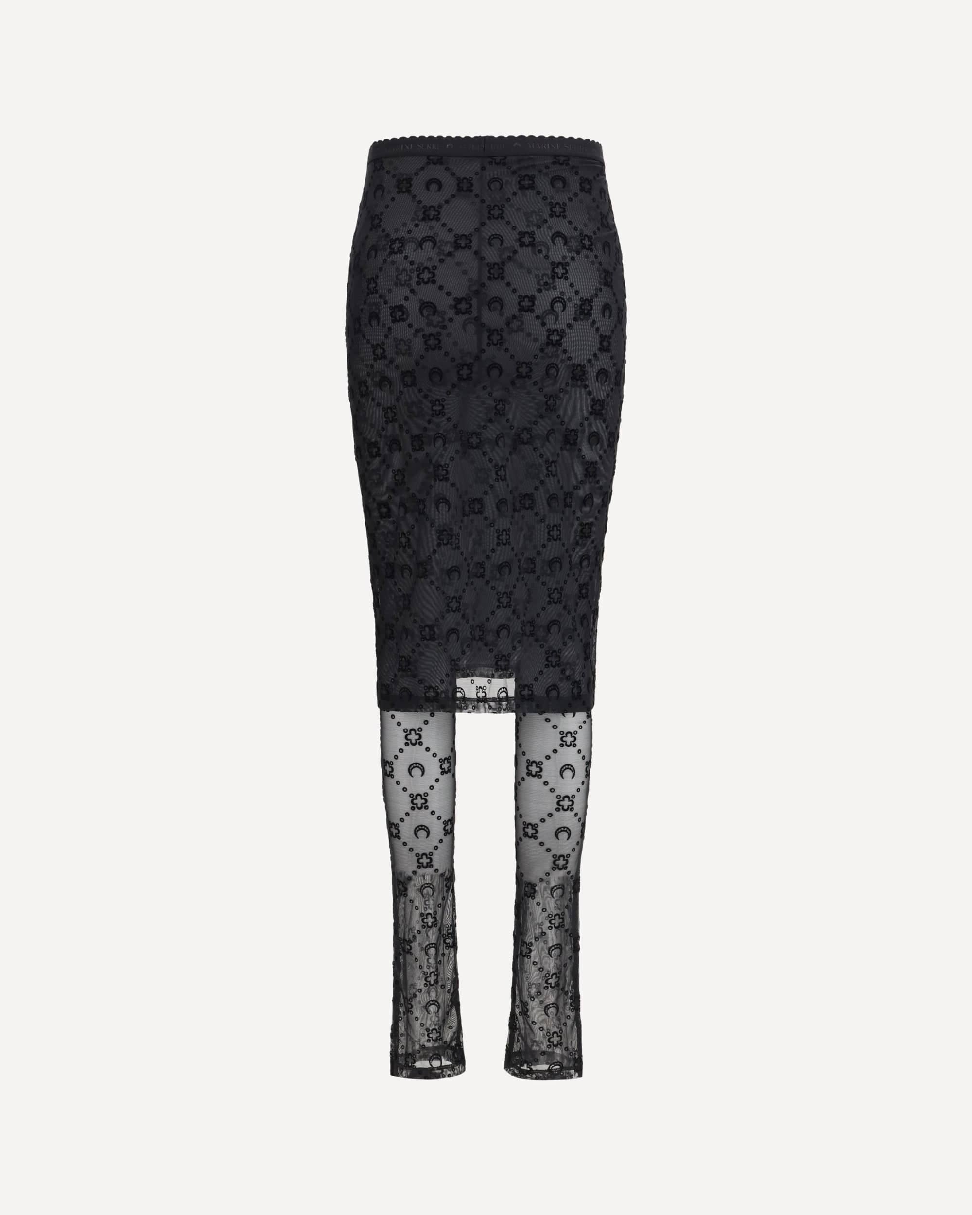 Moonogram gaas flock broek-rok - alternate view