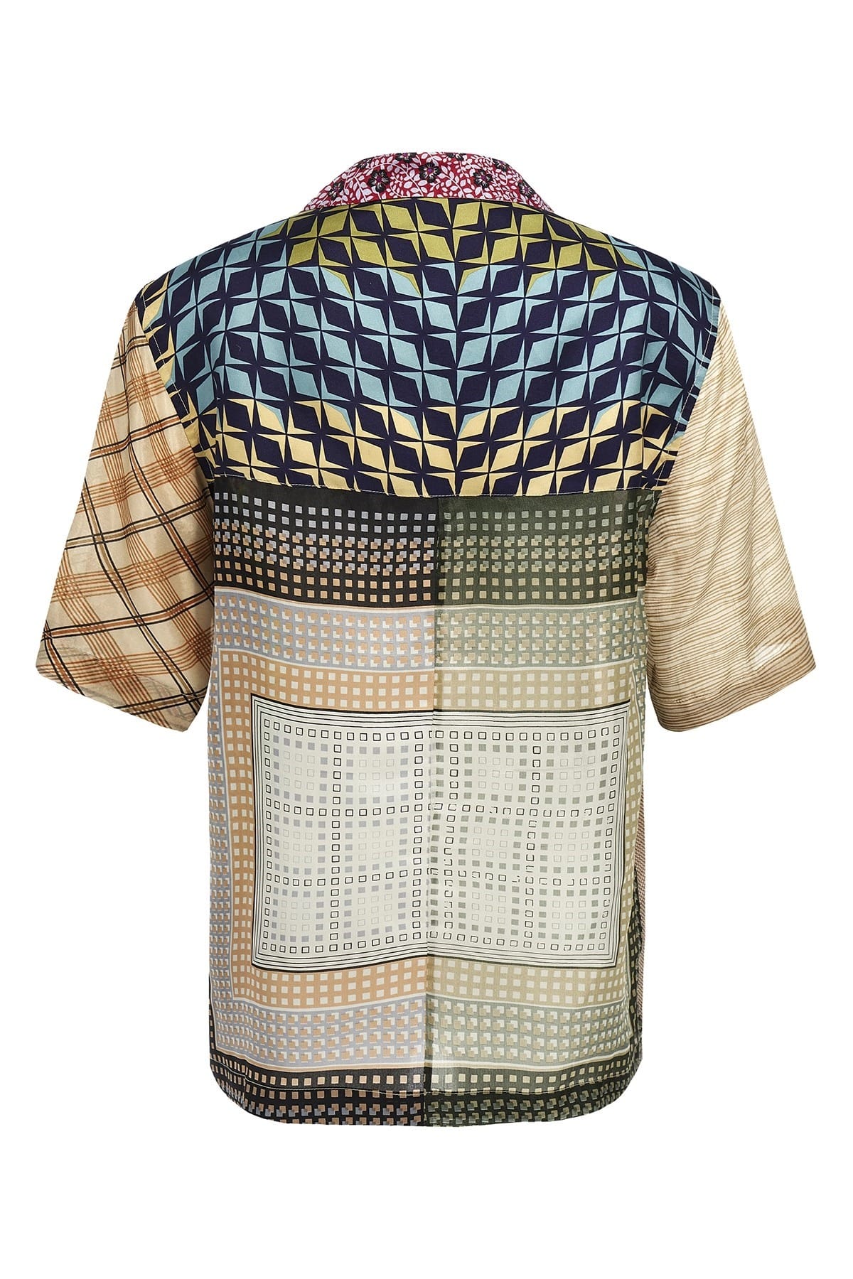 Marine Serre Marine Serre Silk Scarves Bowling Shirt