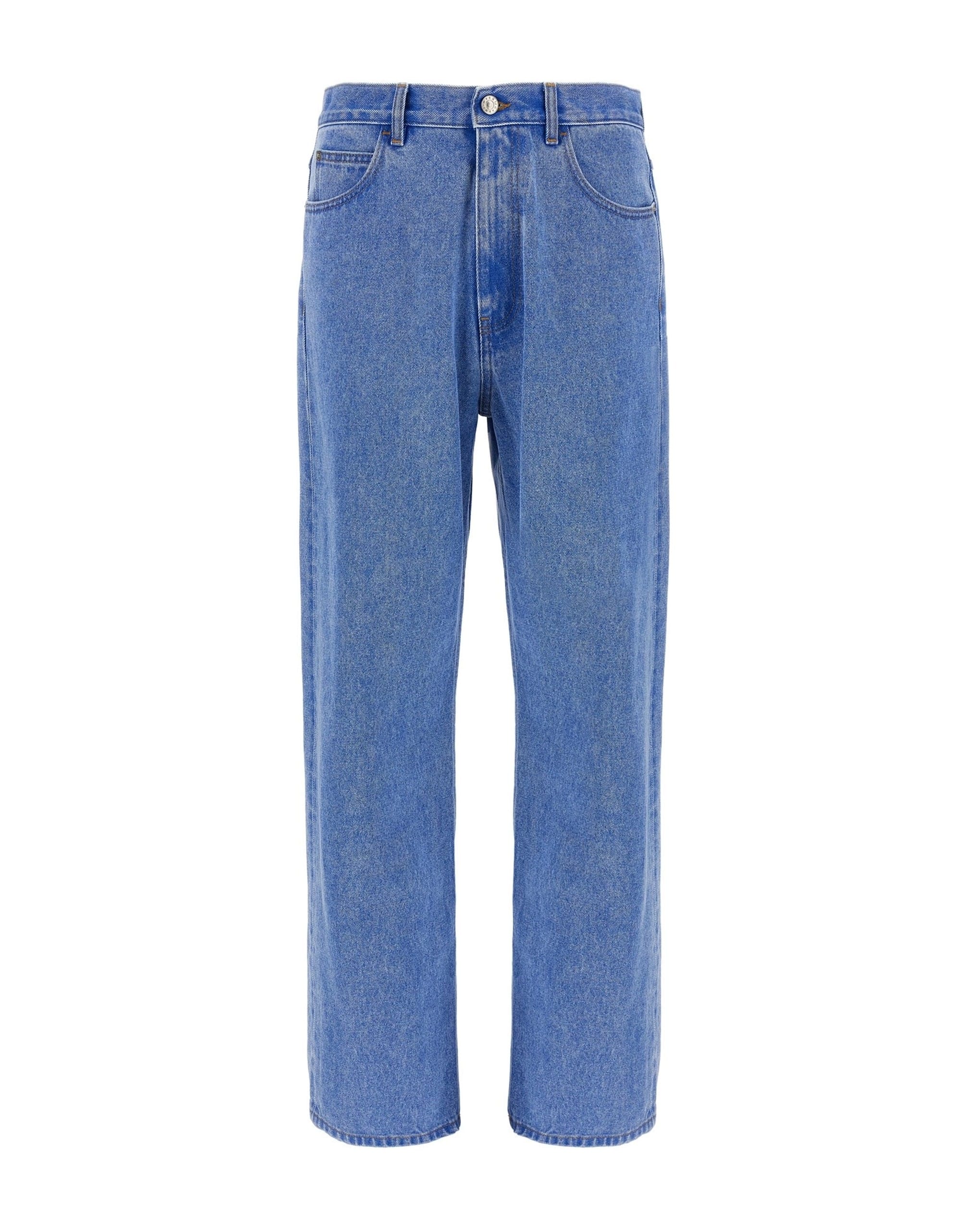 Marni Marni Bleached Coated Jeans